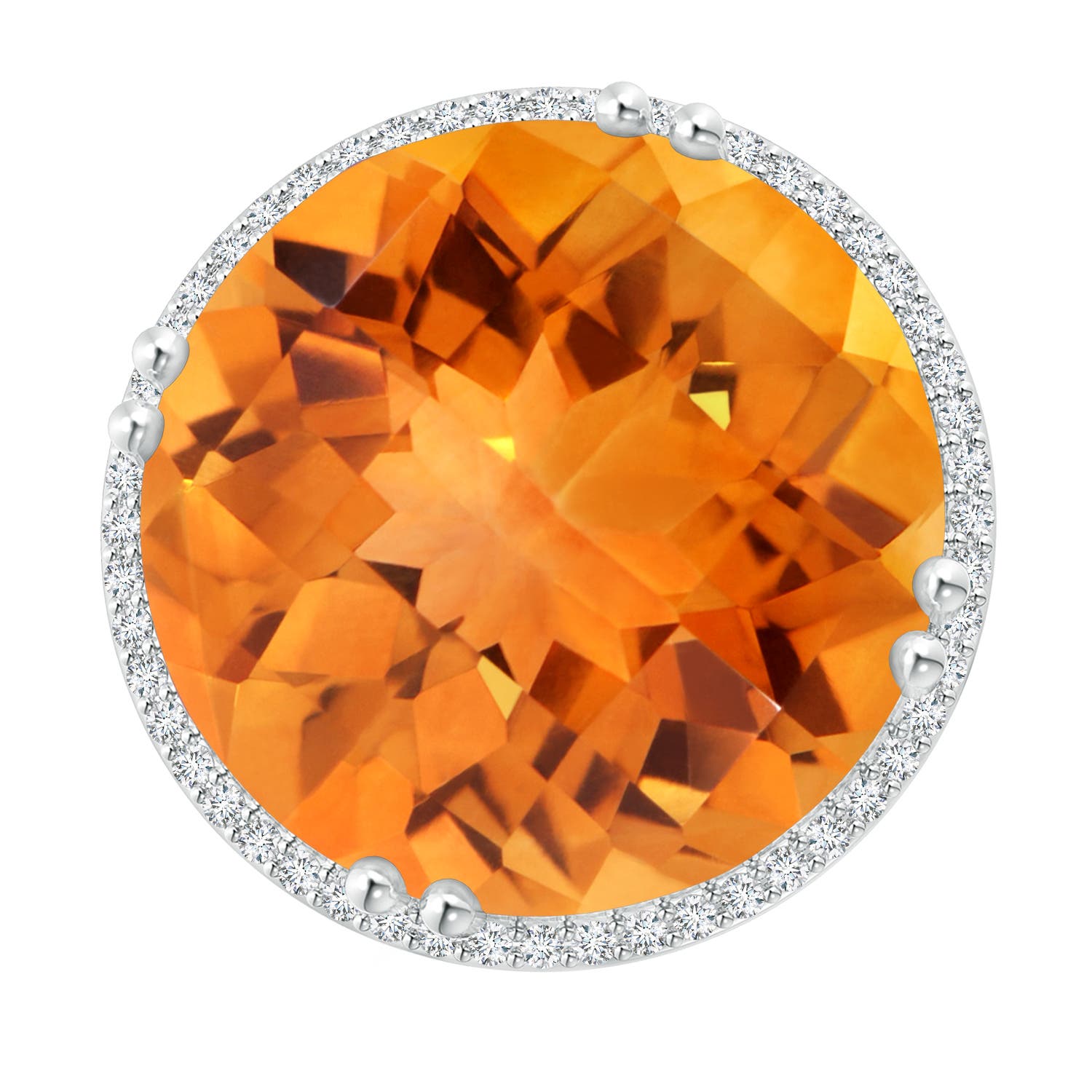 AAAA - Citrine / 29.26 CT / 14 KT White Gold