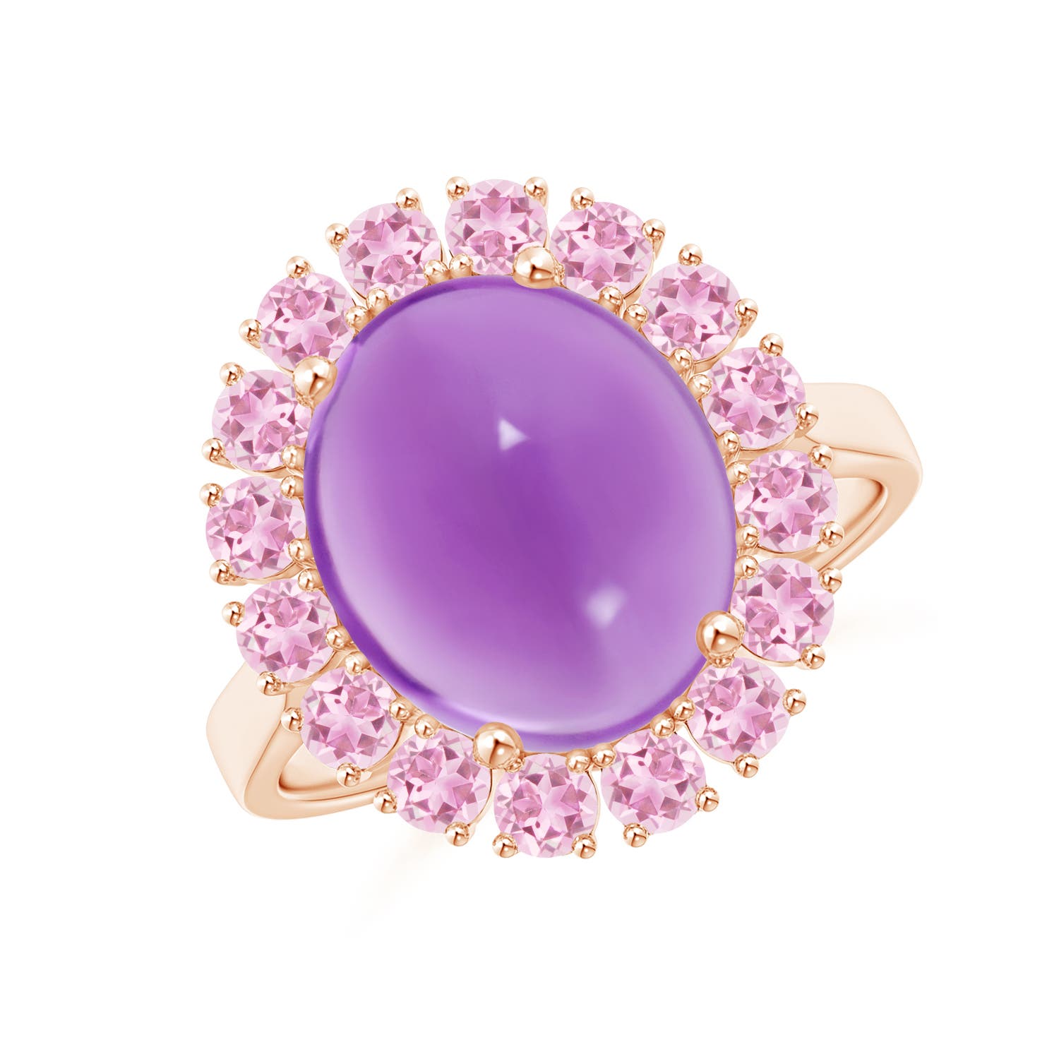 A - Amethyst / 7.26 CT / 14 KT Rose Gold