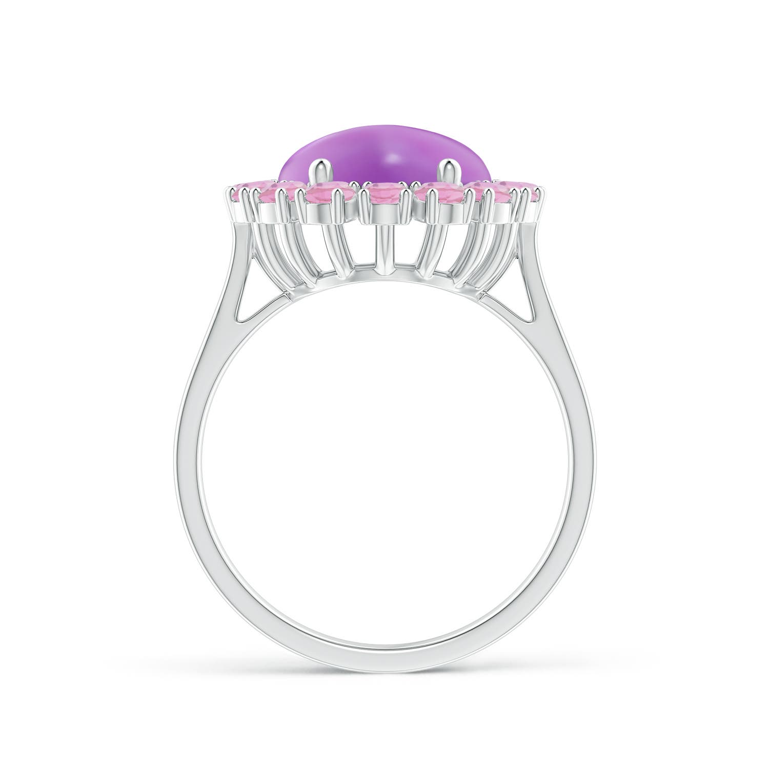 A - Amethyst / 7.26 CT / 14 KT White Gold