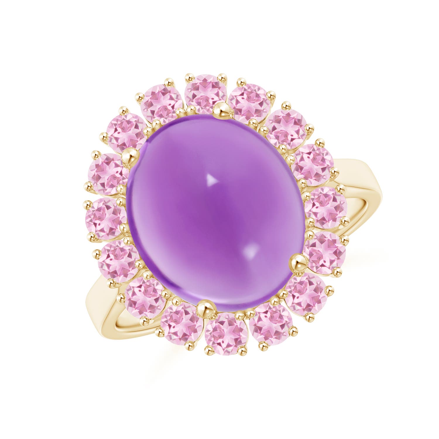 A - Amethyst / 7.26 CT / 14 KT Yellow Gold