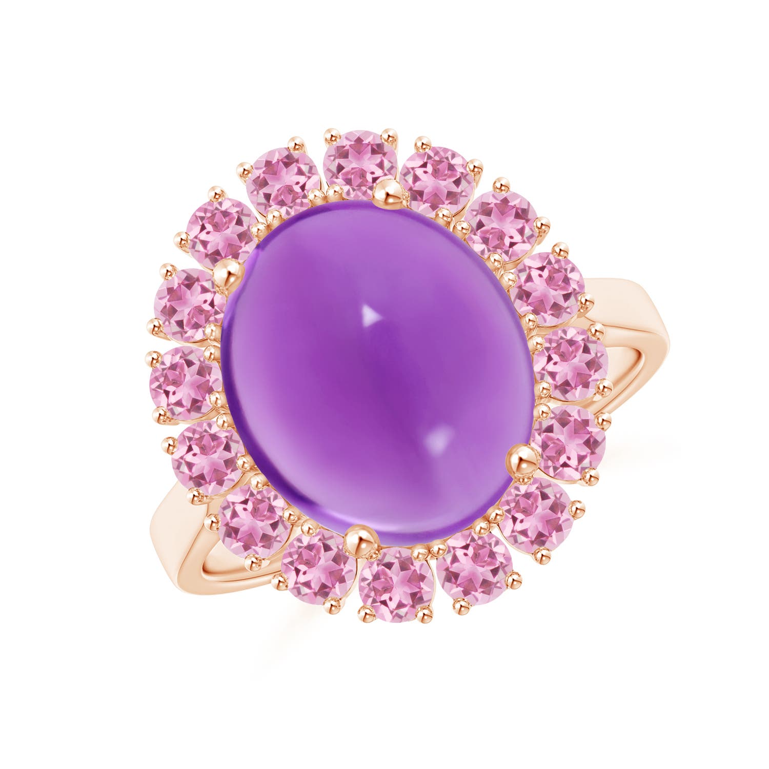 AA - Amethyst / 7.26 CT / 14 KT Rose Gold