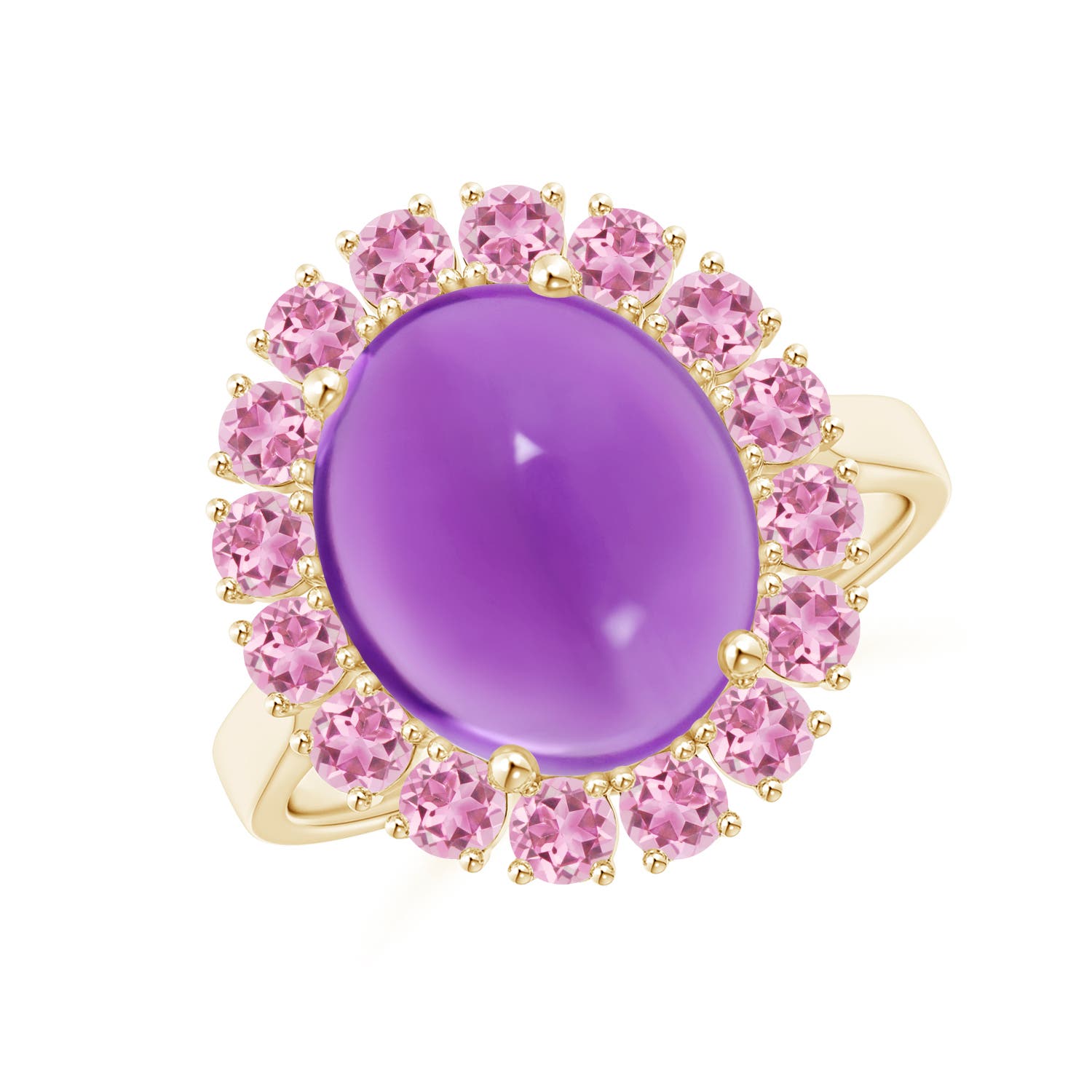 AA - Amethyst / 7.26 CT / 14 KT Yellow Gold