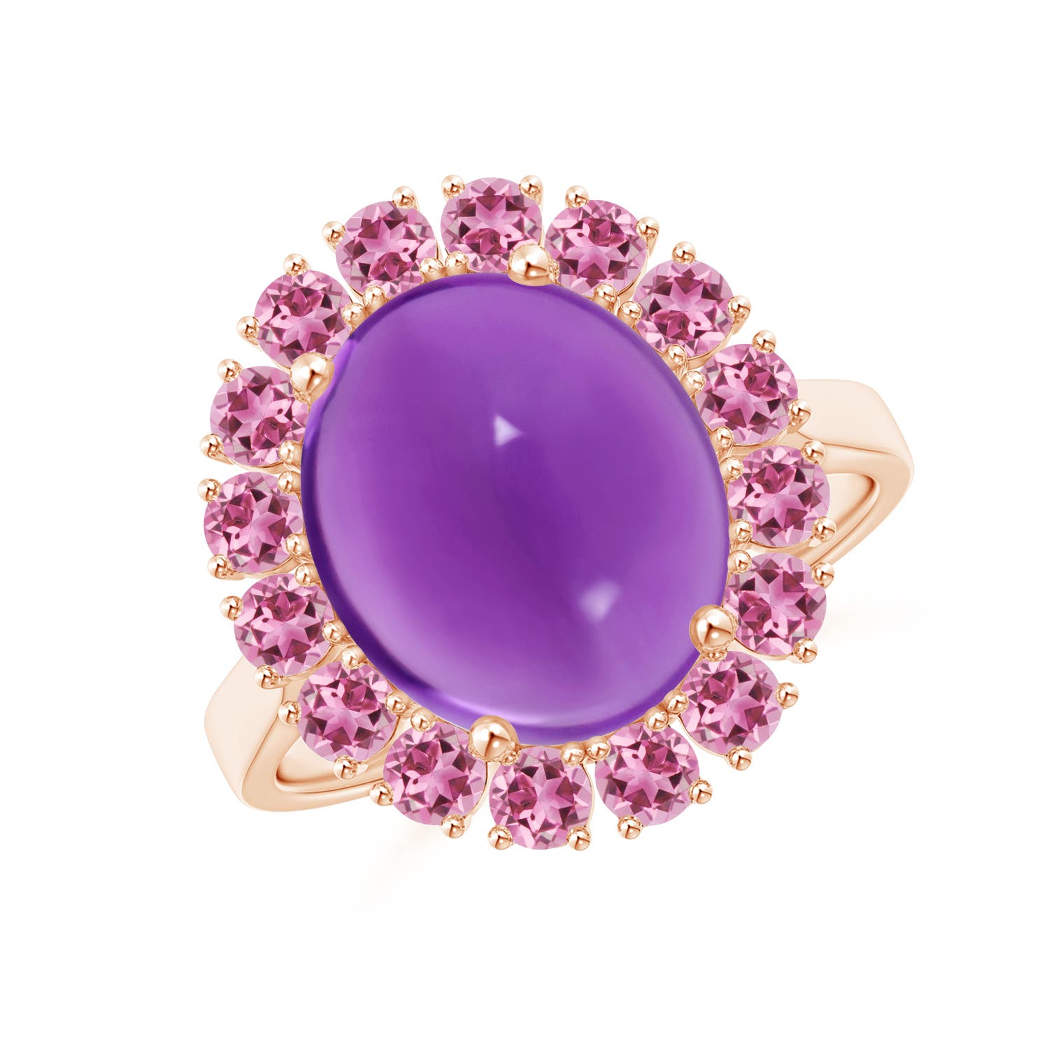 AAA - Amethyst / 7.26 CT / 14 KT Rose Gold