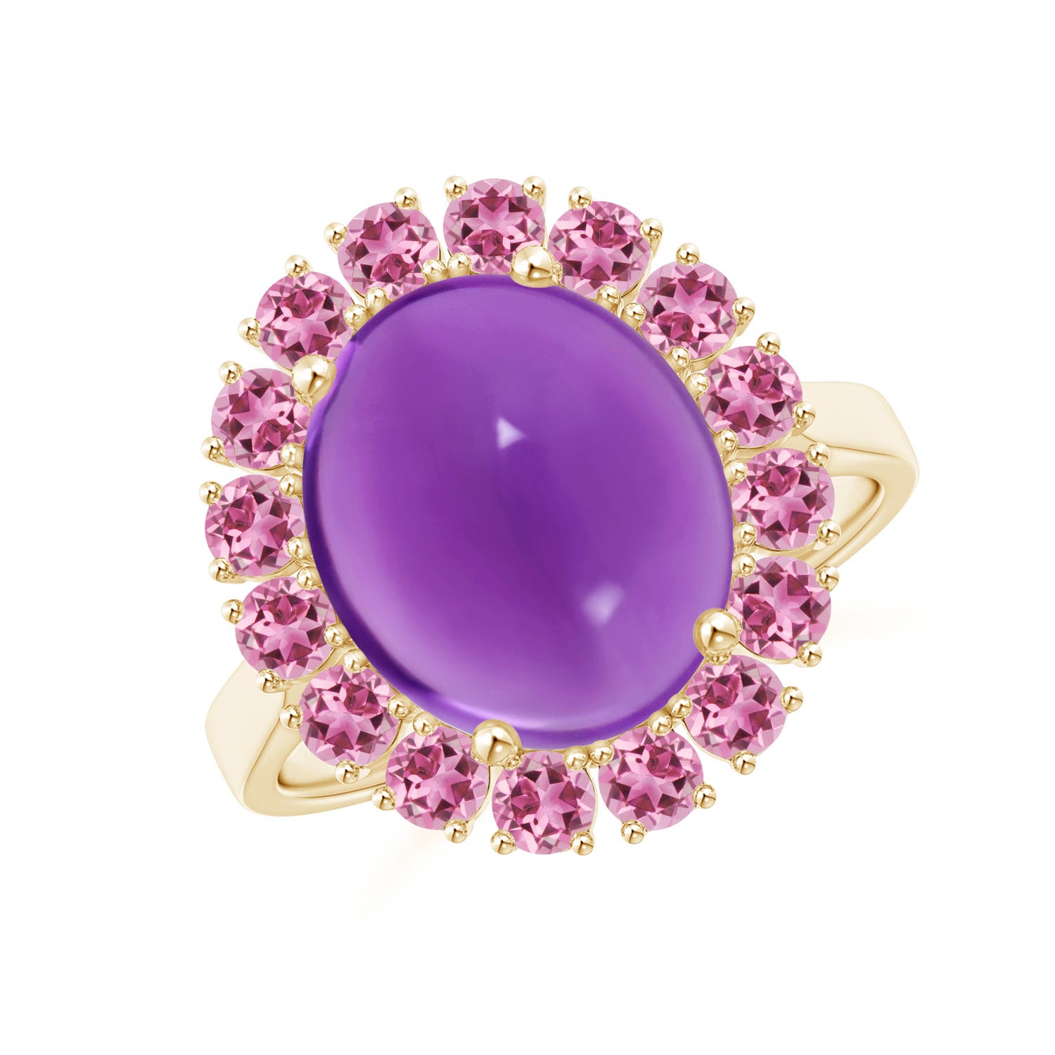 AAA - Amethyst / 7.26 CT / 14 KT Yellow Gold