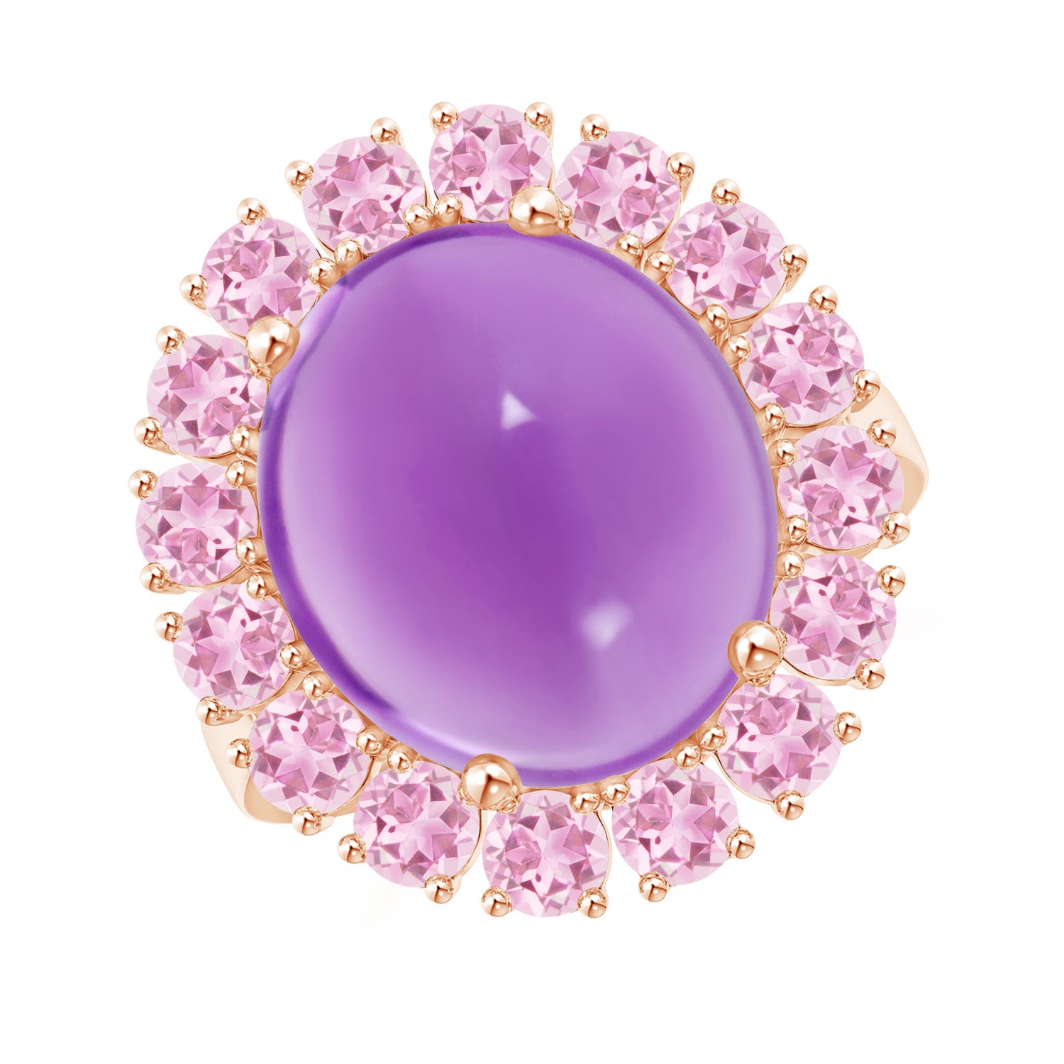 A - Amethyst / 10.26 CT / 14 KT Rose Gold