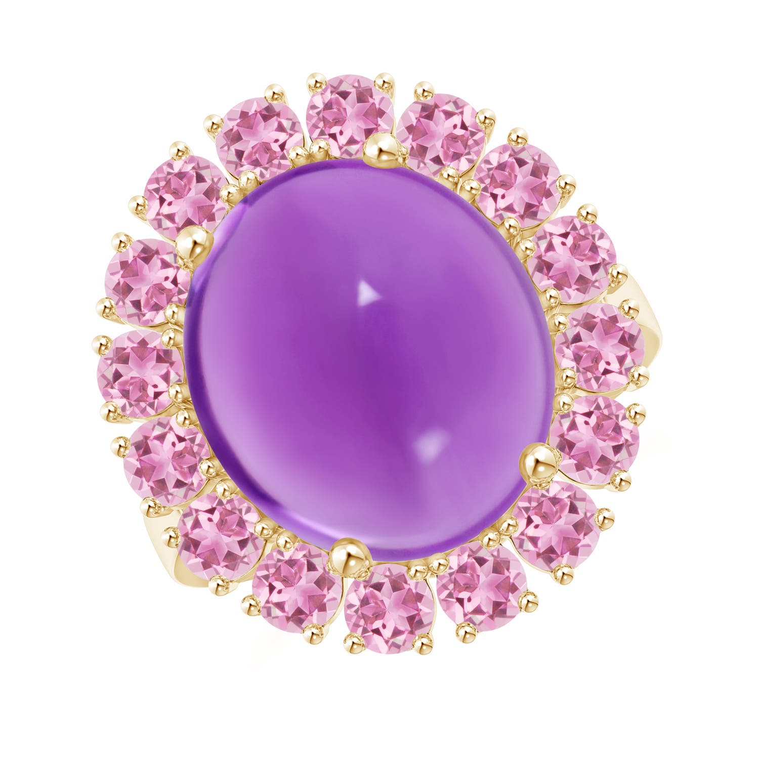 AA - Amethyst / 10.26 CT / 14 KT Yellow Gold