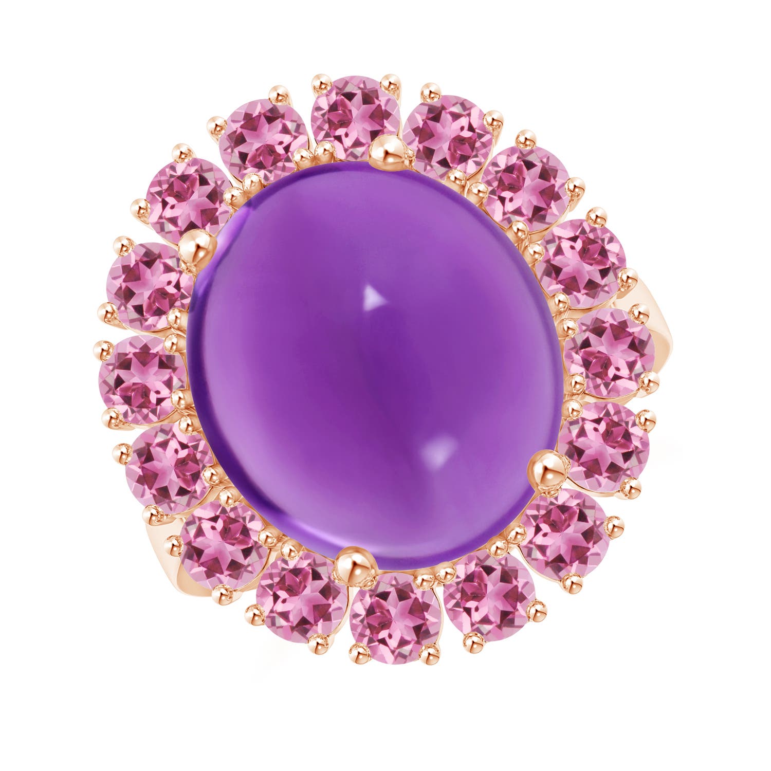 AAA - Amethyst / 10.26 CT / 14 KT Rose Gold