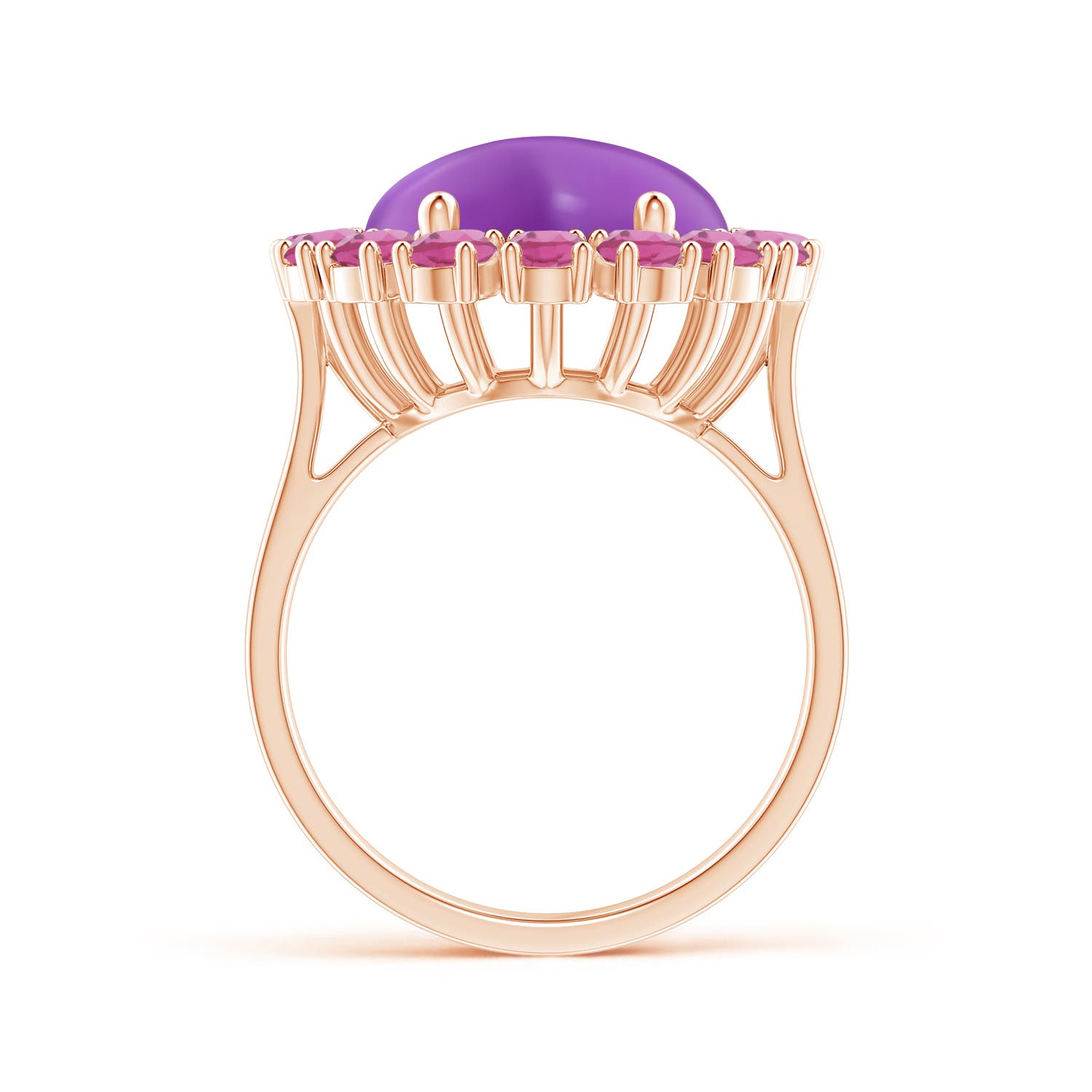 AAA - Amethyst / 10.26 CT / 14 KT Rose Gold