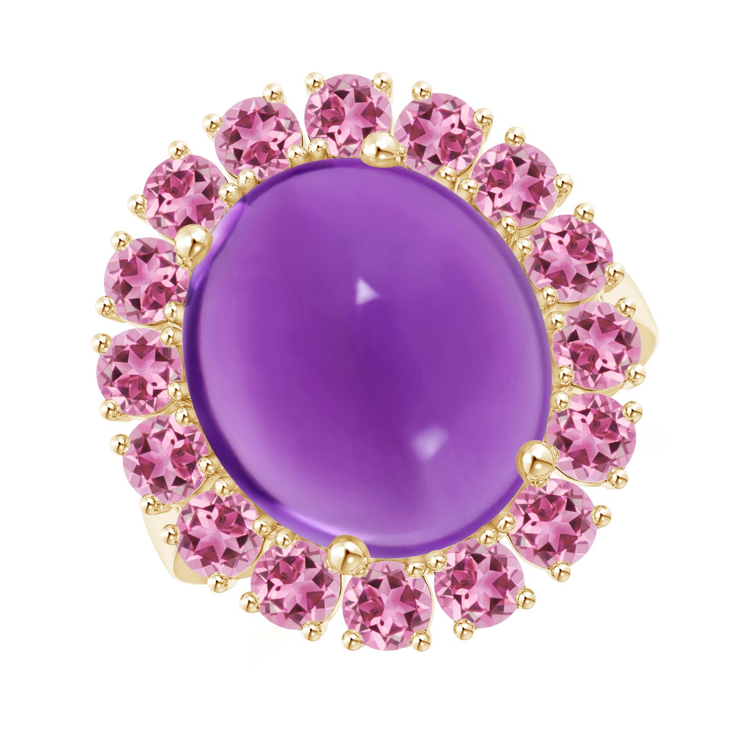 AAA - Amethyst / 10.26 CT / 14 KT Yellow Gold