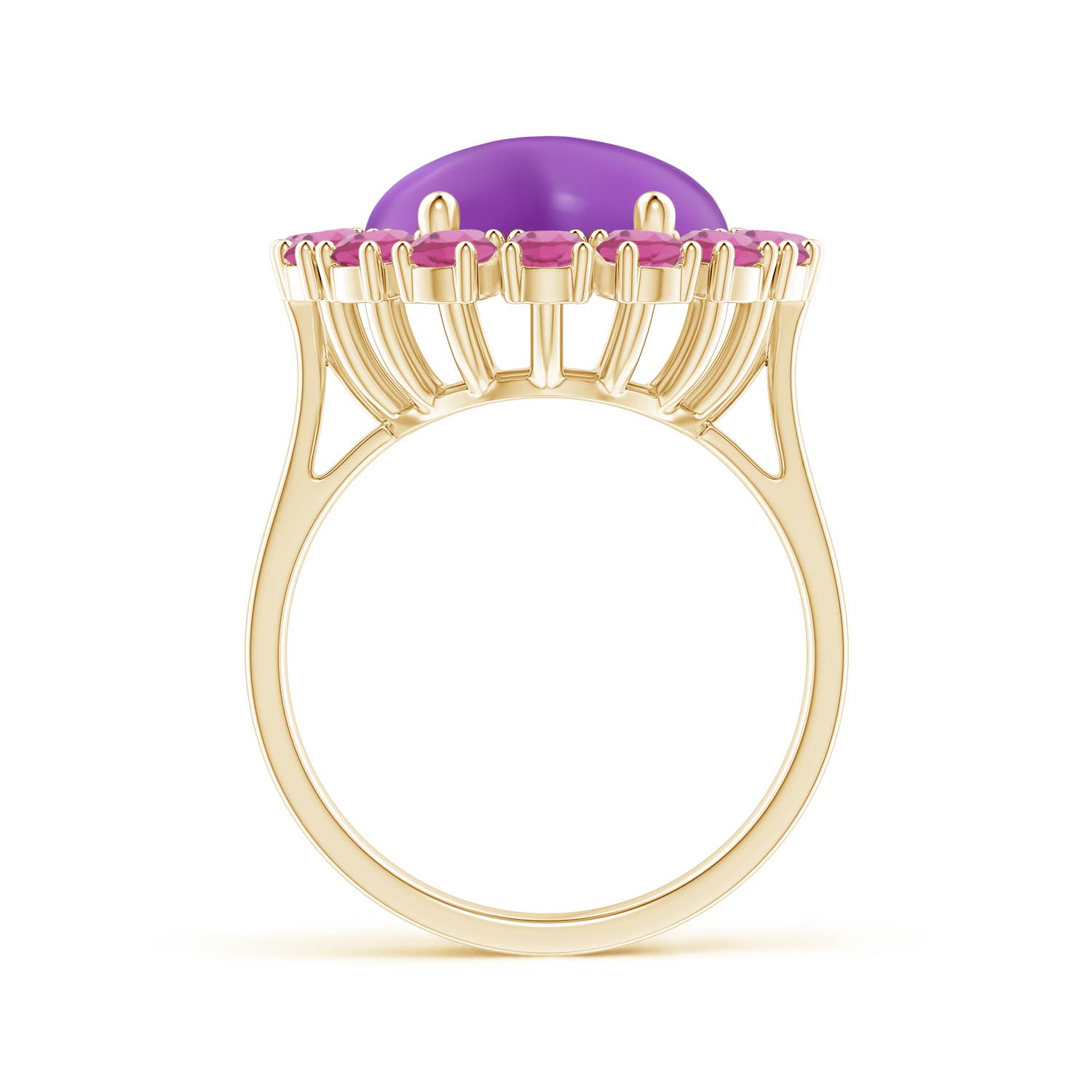 AAA - Amethyst / 10.26 CT / 14 KT Yellow Gold