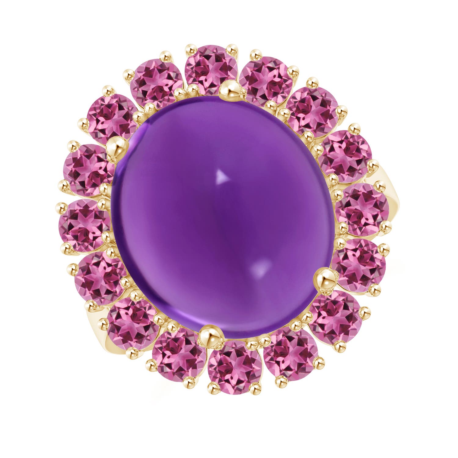 AAAA - Amethyst / 10.26 CT / 14 KT Yellow Gold