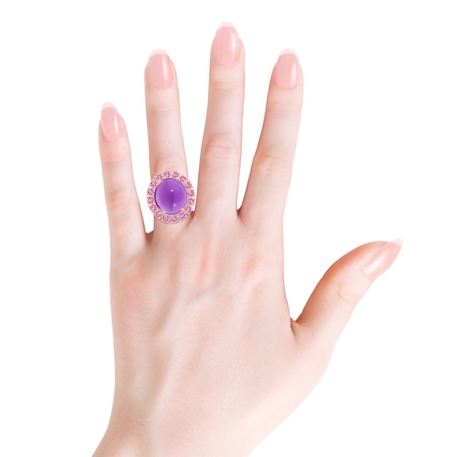 AA - Amethyst / 13.56 CT / 14 KT Rose Gold