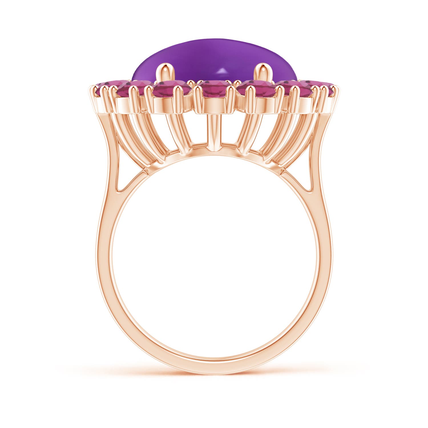 AAAA - Amethyst / 13.56 CT / 14 KT Rose Gold