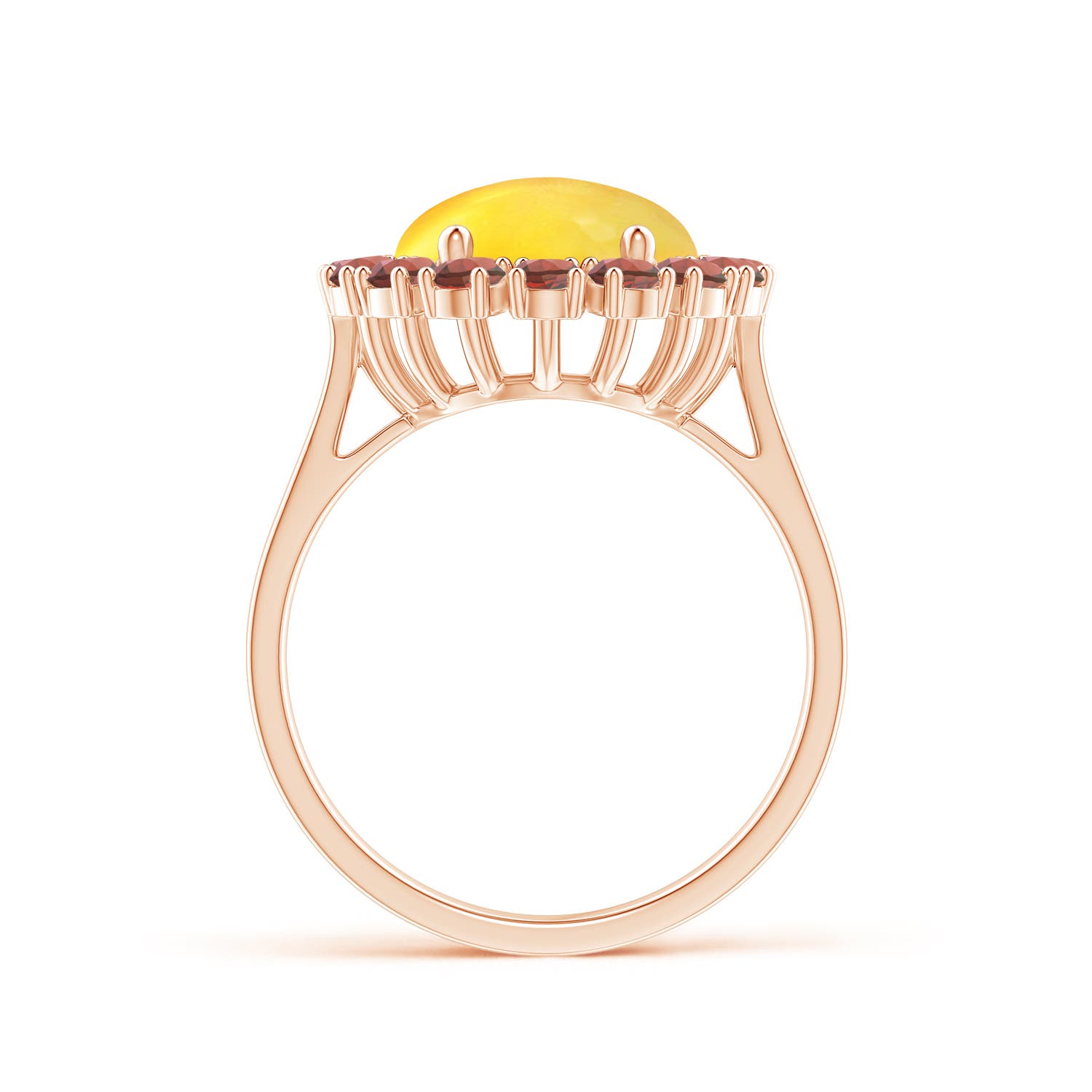 AA - Citrine / 6.24 CT / 14 KT Rose Gold