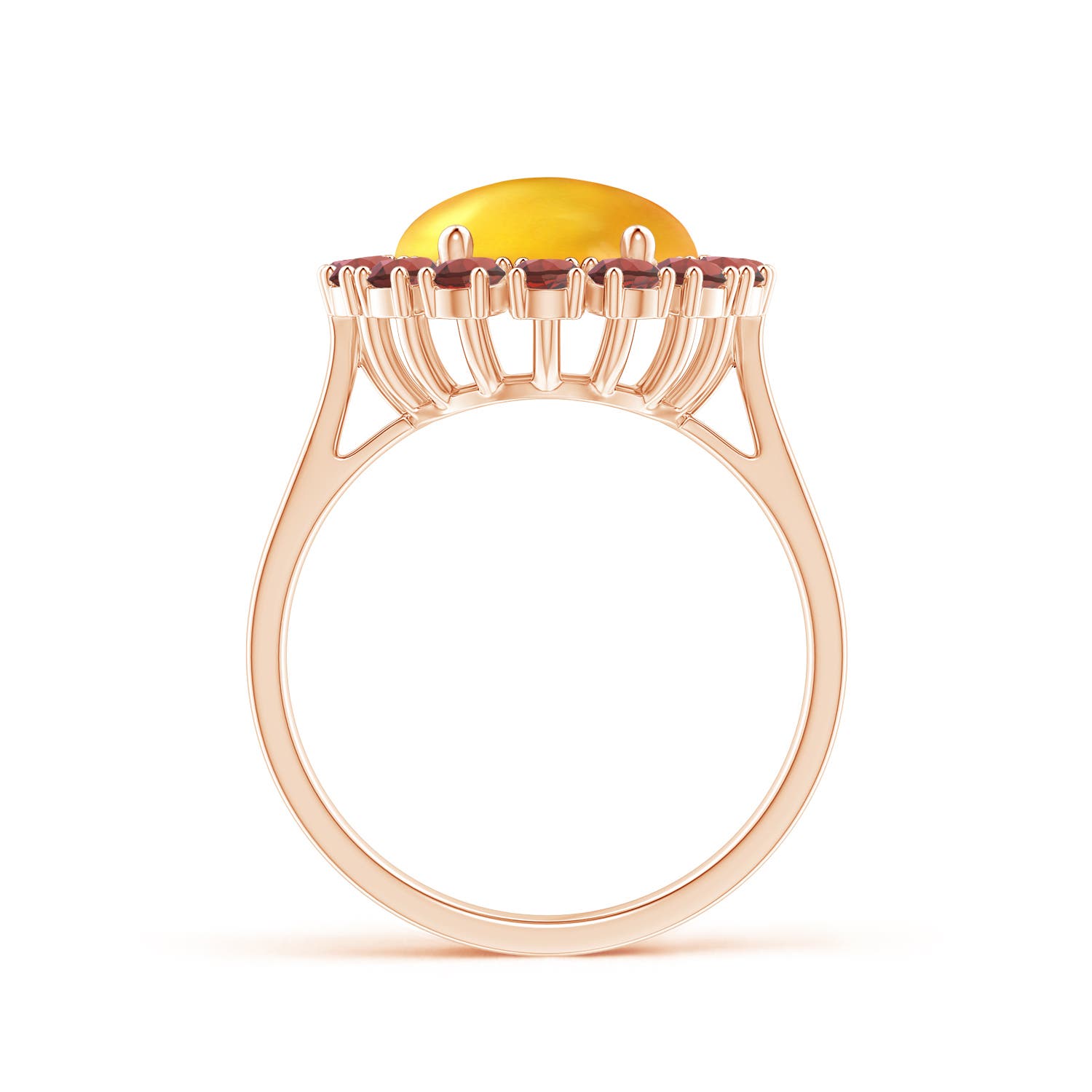 AAA - Citrine / 6.24 CT / 14 KT Rose Gold