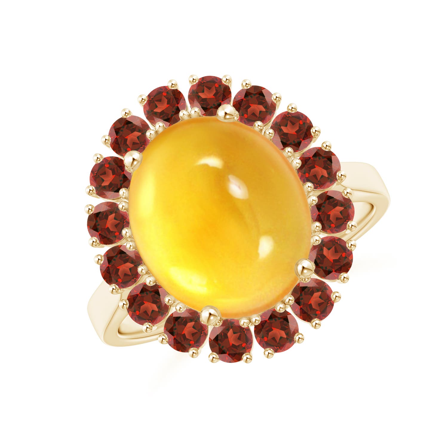 AAA - Citrine / 6.24 CT / 14 KT Yellow Gold