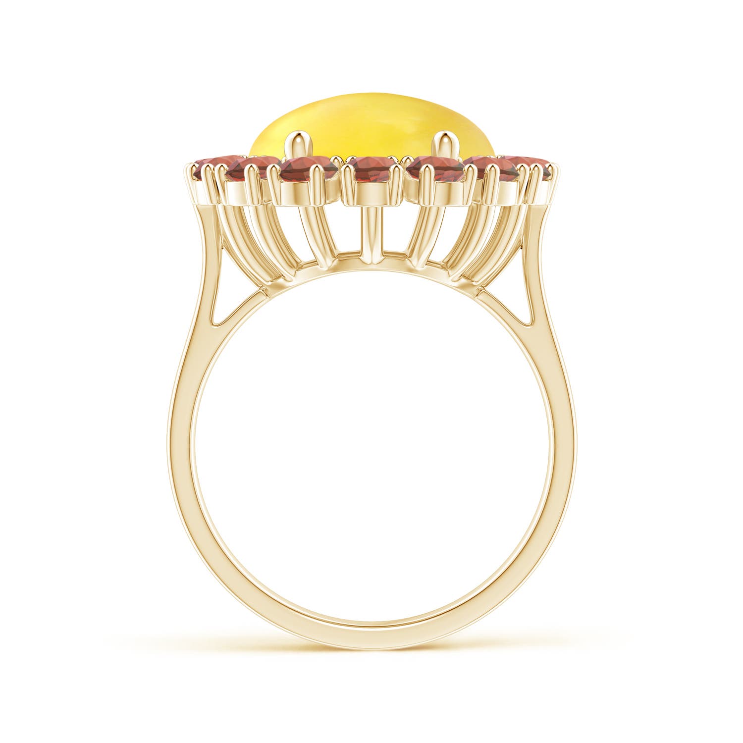 A - Citrine / 10.9 CT / 14 KT Yellow Gold