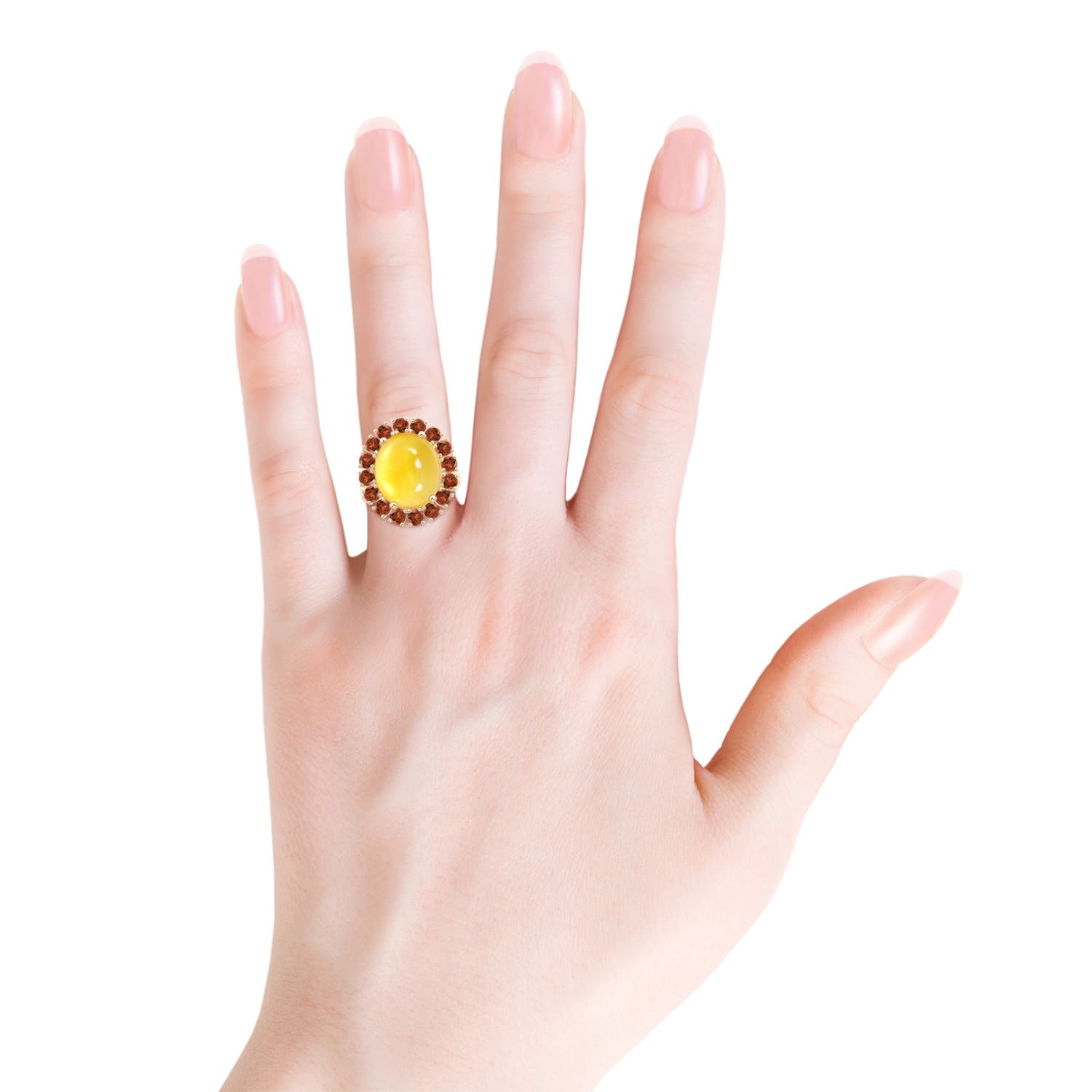 AA - Citrine / 10.9 CT / 14 KT Yellow Gold