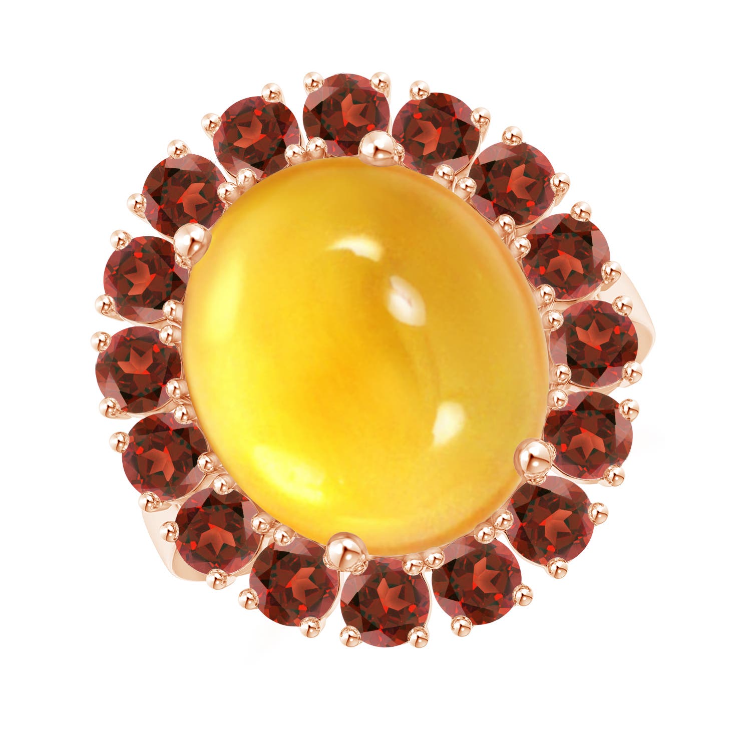 AAA - Citrine / 10.9 CT / 14 KT Rose Gold