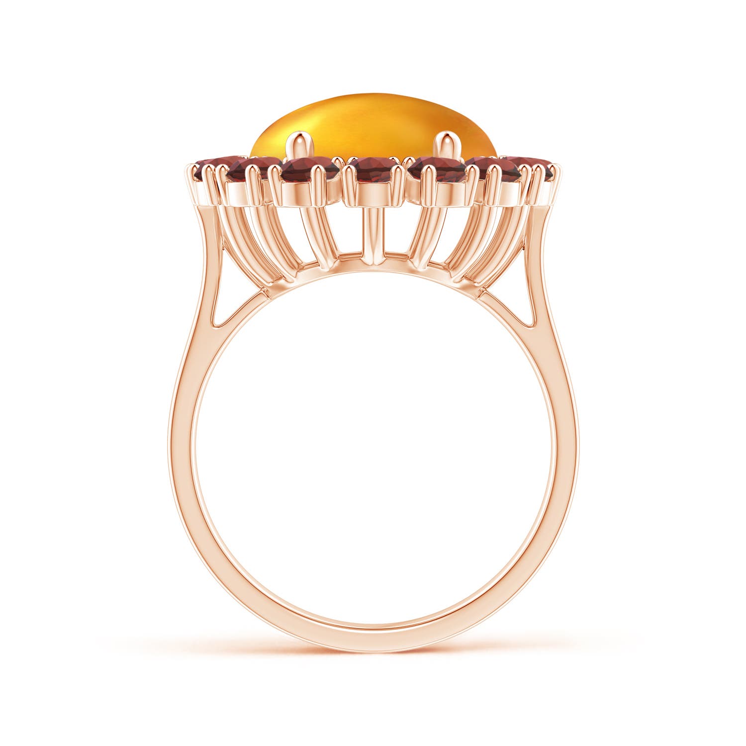 AAAA - Citrine / 10.9 CT / 14 KT Rose Gold