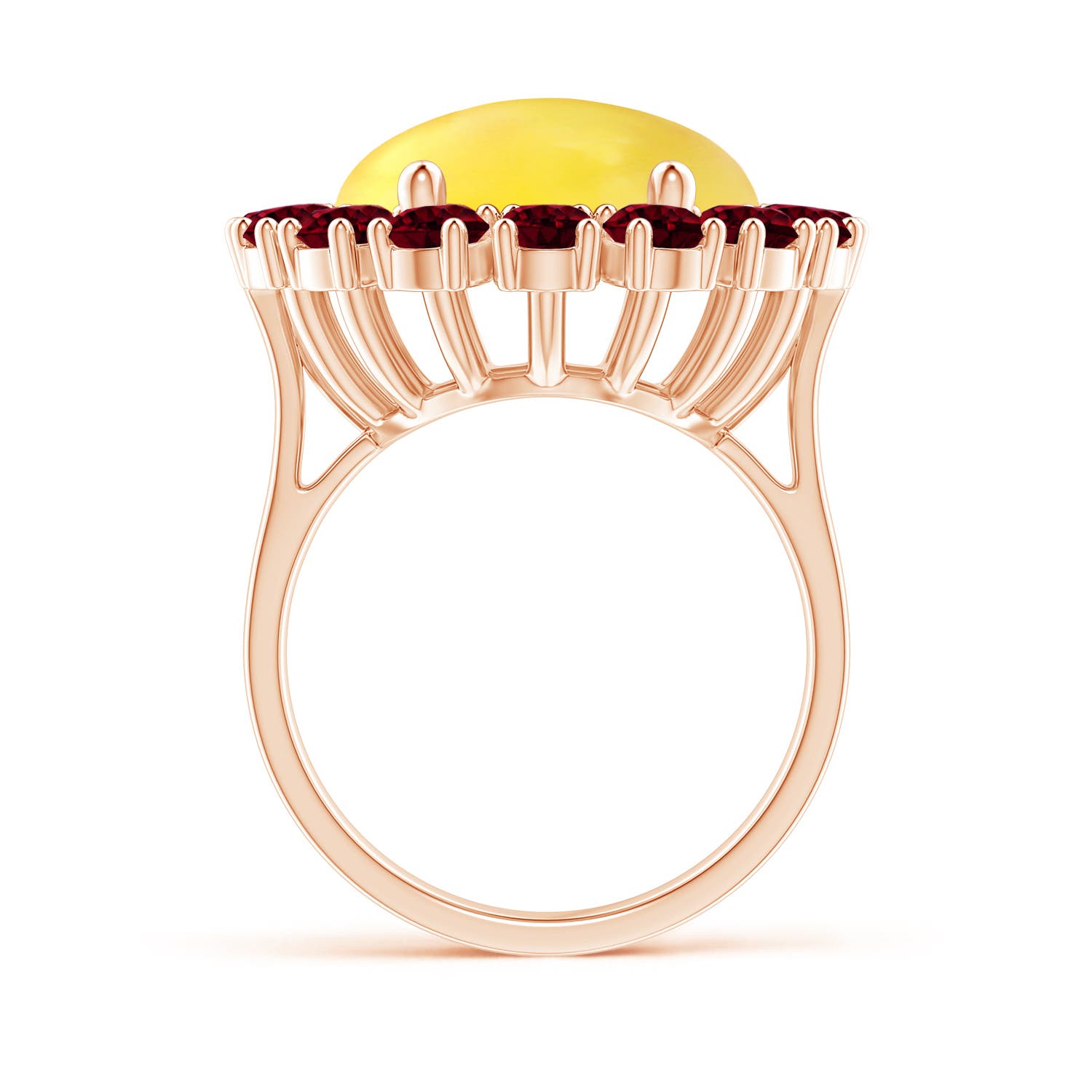 A - Citrine / 14.2 CT / 14 KT Rose Gold