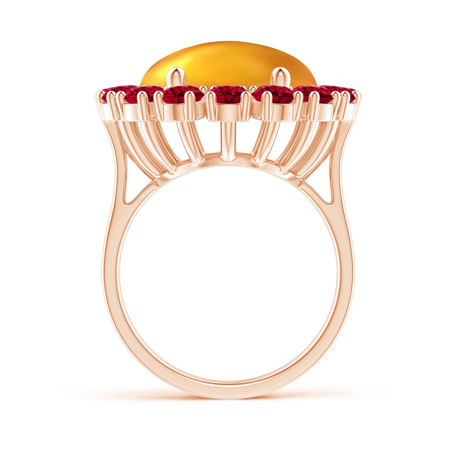 AAAA - Citrine / 14.2 CT / 14 KT Rose Gold