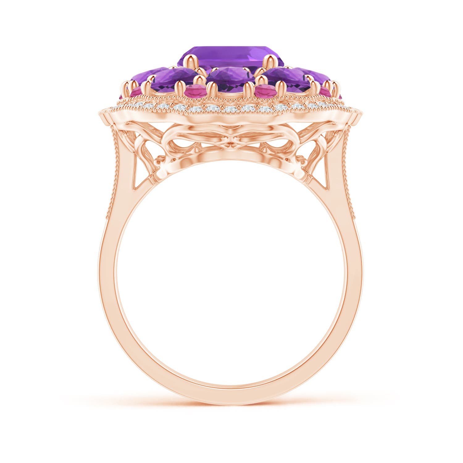 AAA - Amethyst / 5.85 CT / 14 KT Rose Gold