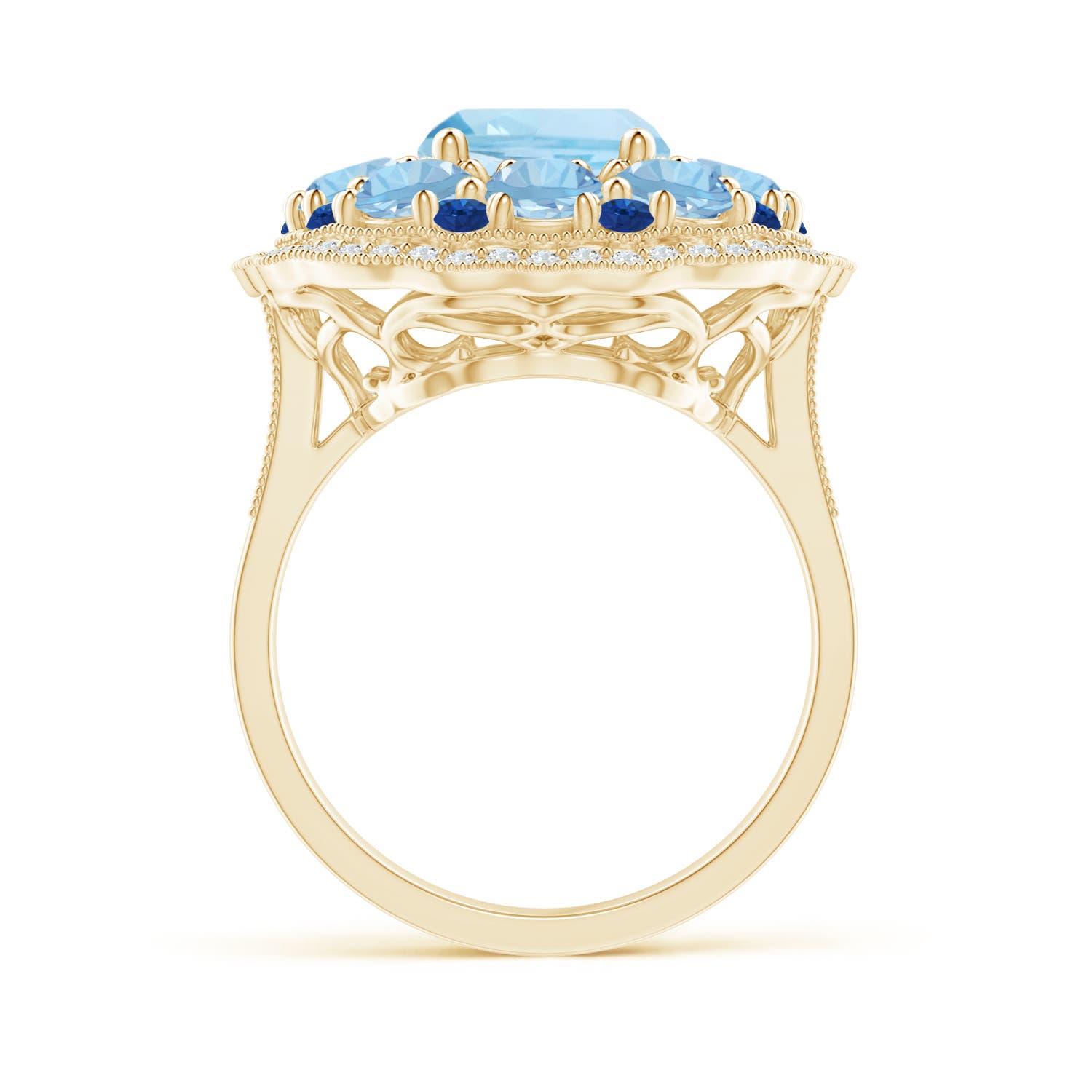 AAA - Aquamarine / 5.33 CT / 14 KT Yellow Gold