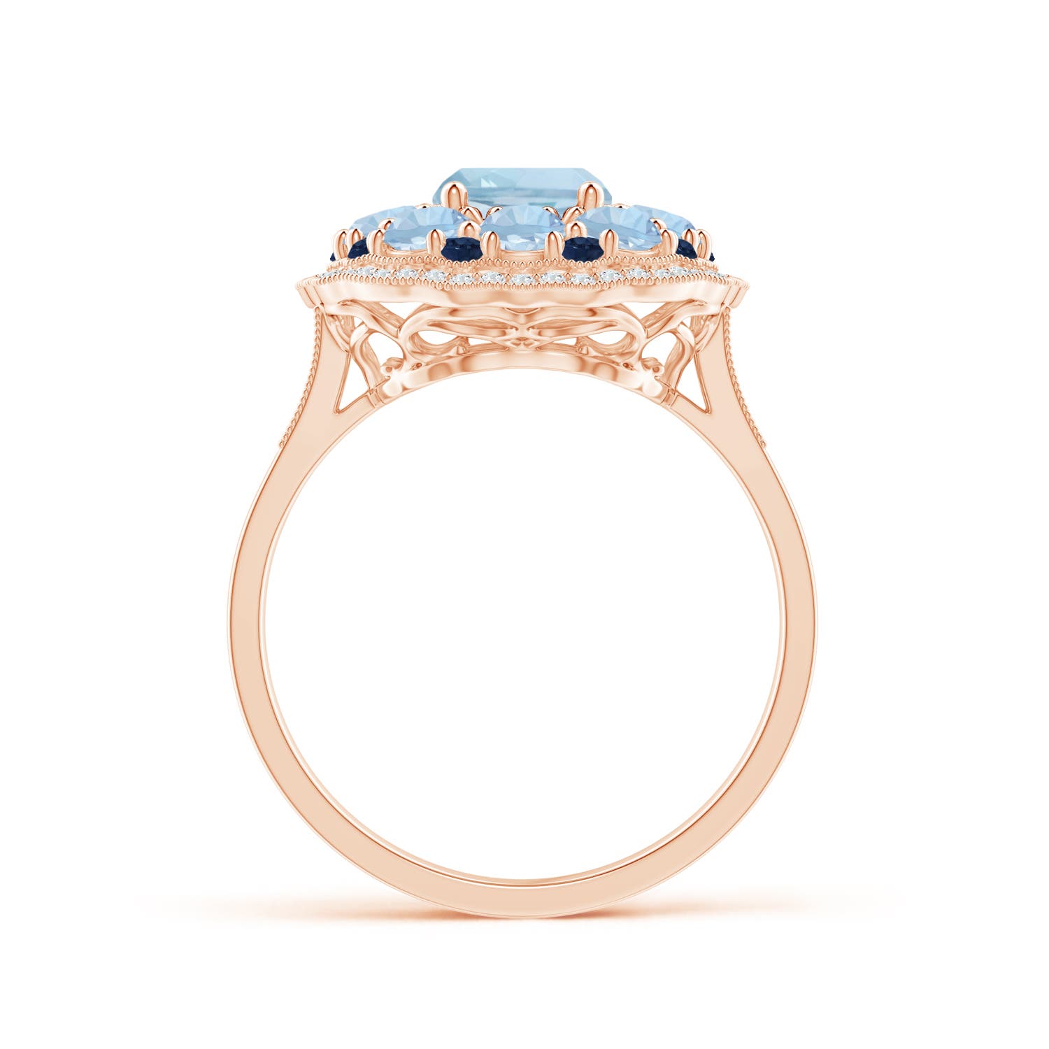 AA - Aquamarine / 2.6 CT / 14 KT Rose Gold