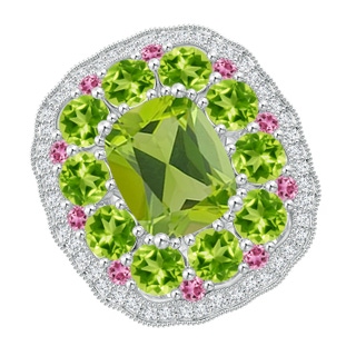 Cushion Rectangular AAA Peridot