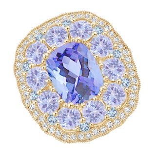 Cushion Rectangular A Tanzanite