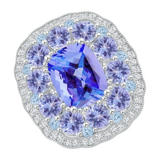 Cushion Rectangular AA Tanzanite
