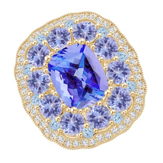 Cushion Rectangular AA Tanzanite