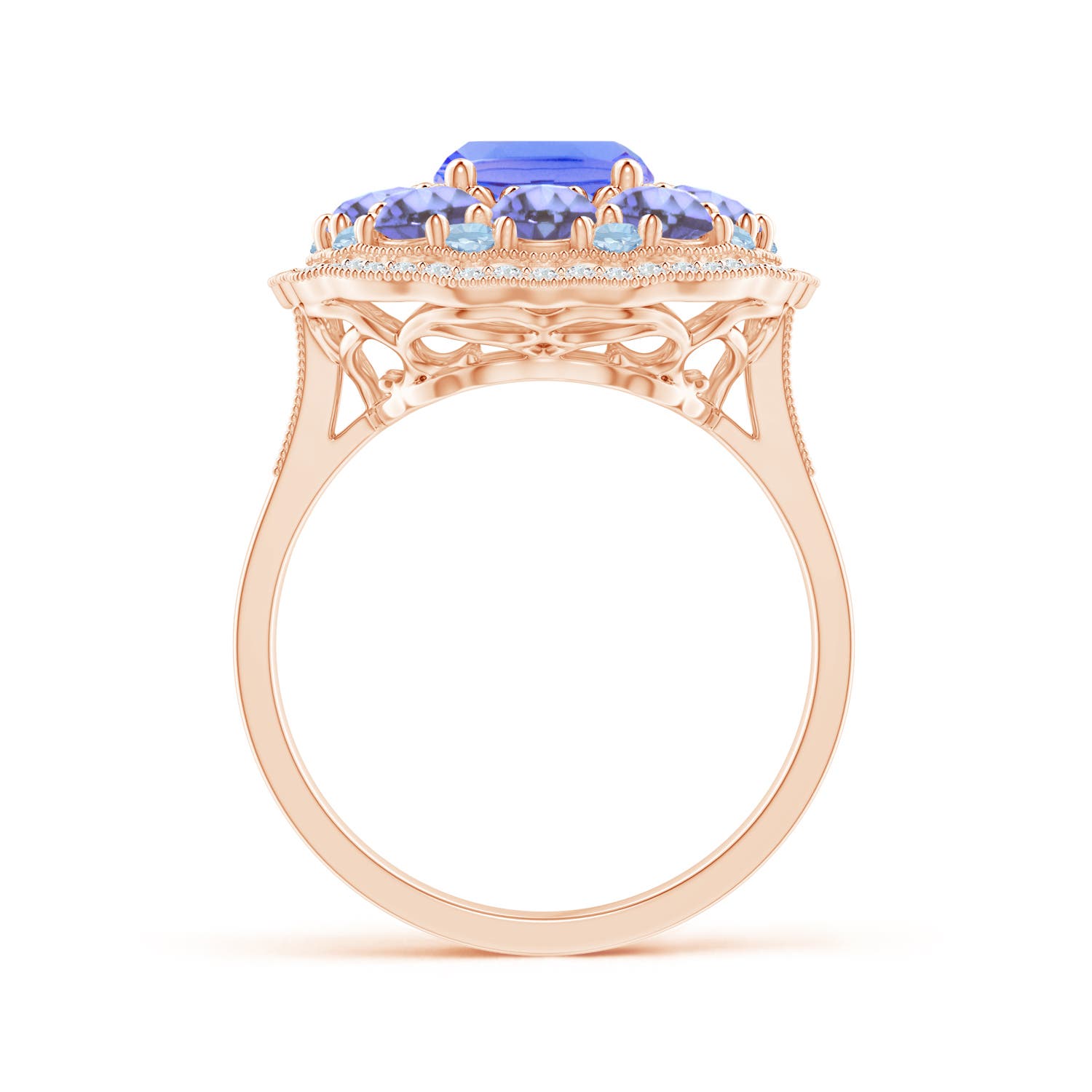 AA - Tanzanite / 4.77 CT / 14 KT Rose Gold