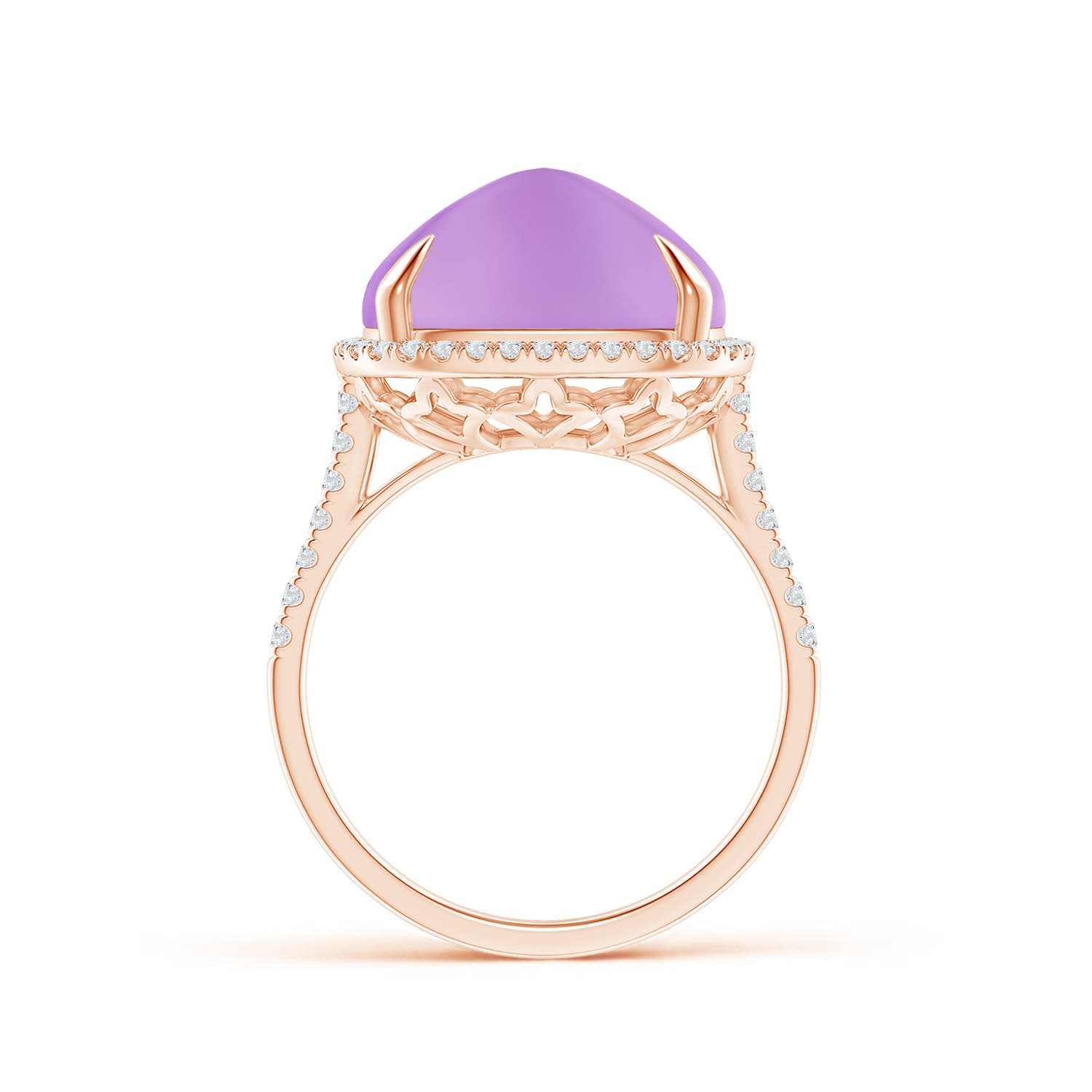 A - Amethyst / 10.34 CT / 14 KT Rose Gold