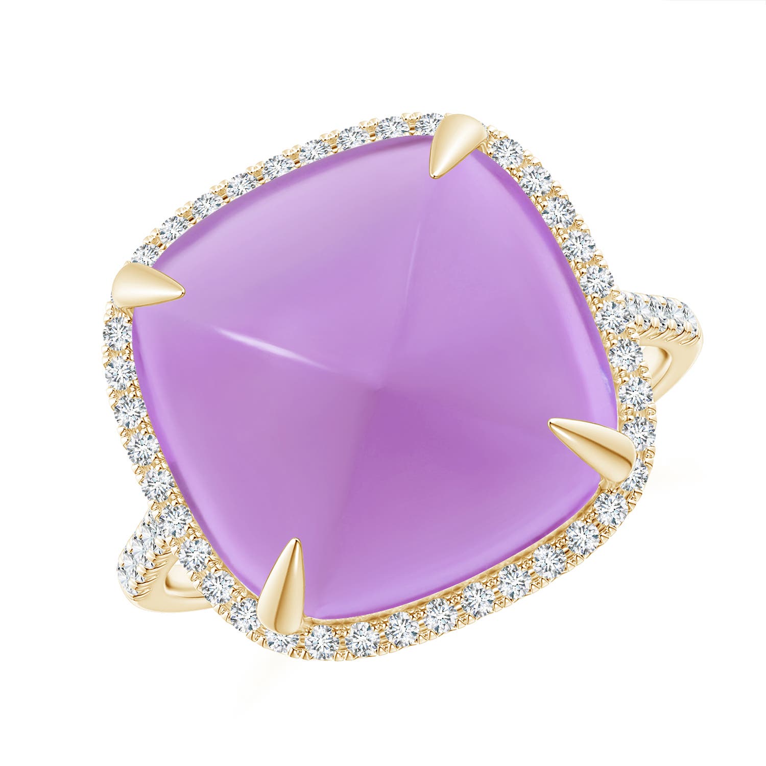 A - Amethyst / 10.34 CT / 14 KT Yellow Gold