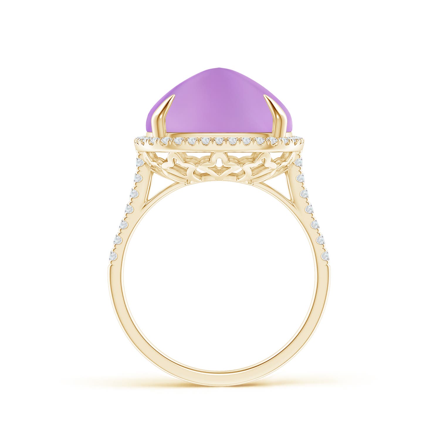 A - Amethyst / 10.34 CT / 14 KT Yellow Gold