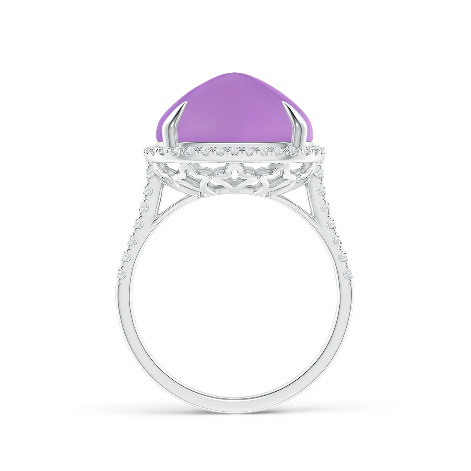 AA - Amethyst / 10.34 CT / 14 KT White Gold