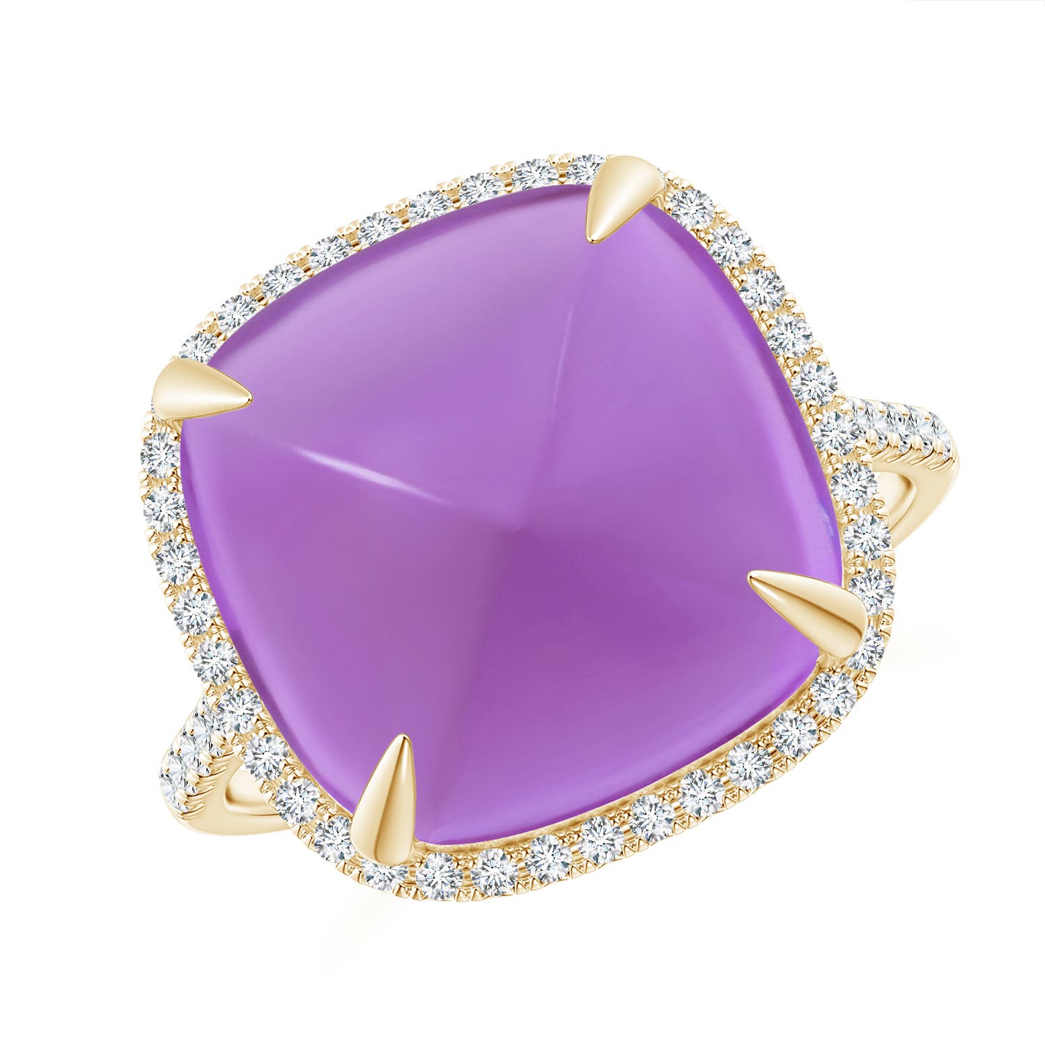 AA - Amethyst / 10.34 CT / 14 KT Yellow Gold