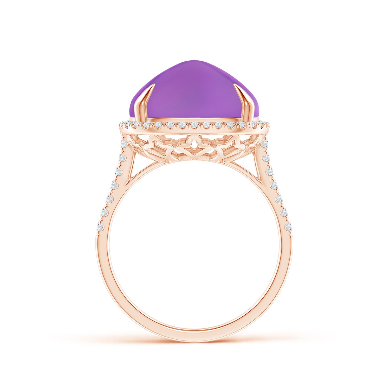 AAA - Amethyst / 10.34 CT / 14 KT Rose Gold