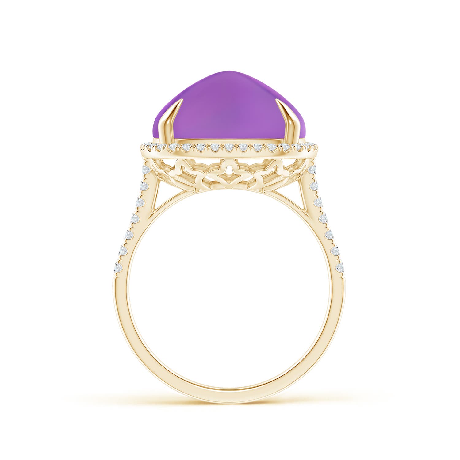 AAA - Amethyst / 10.34 CT / 14 KT Yellow Gold