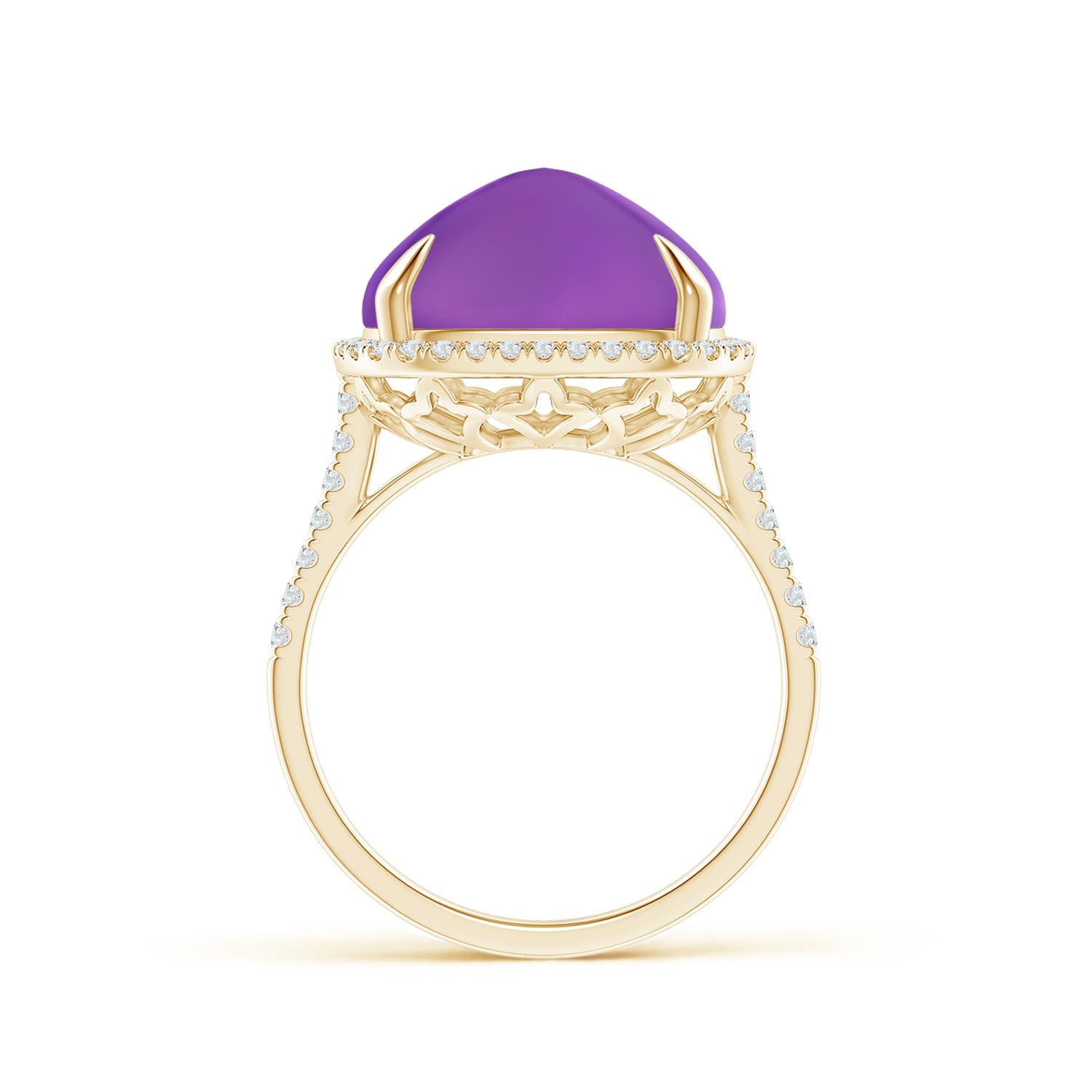 AAAA - Amethyst / 10.34 CT / 14 KT Yellow Gold