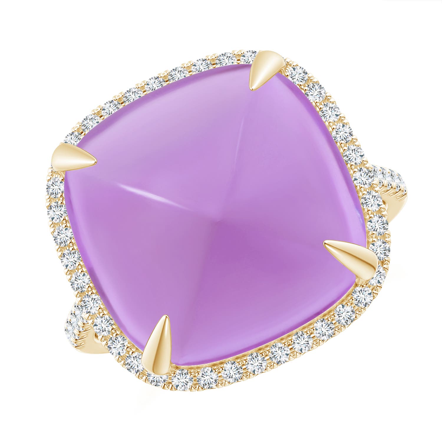 A - Amethyst / 12.91 CT / 14 KT Yellow Gold