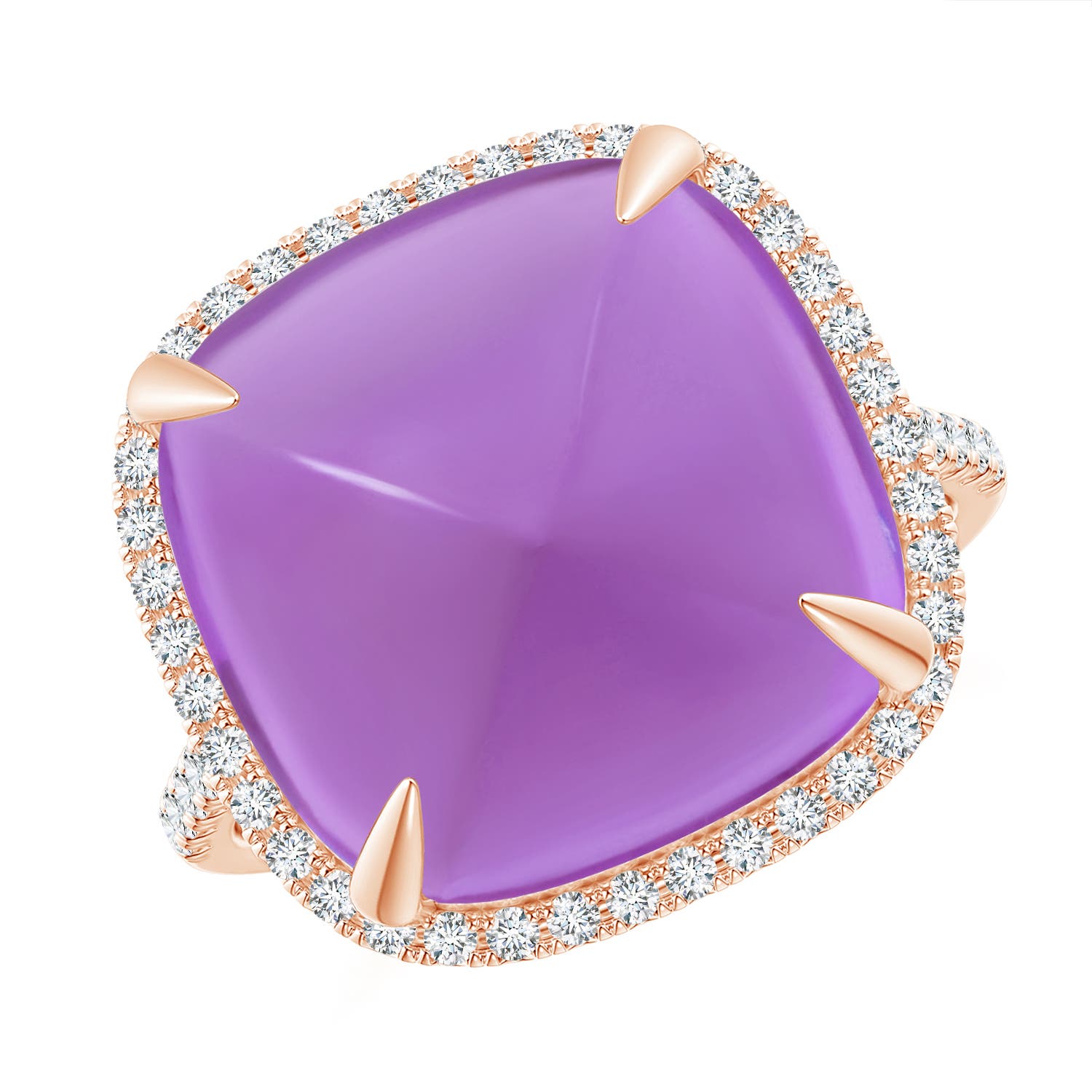 AA - Amethyst / 12.91 CT / 14 KT Rose Gold