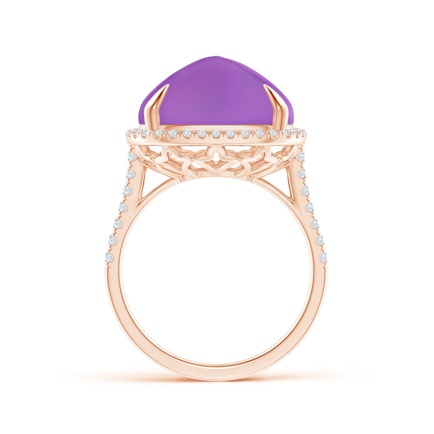 AAA - Amethyst / 12.91 CT / 14 KT Rose Gold