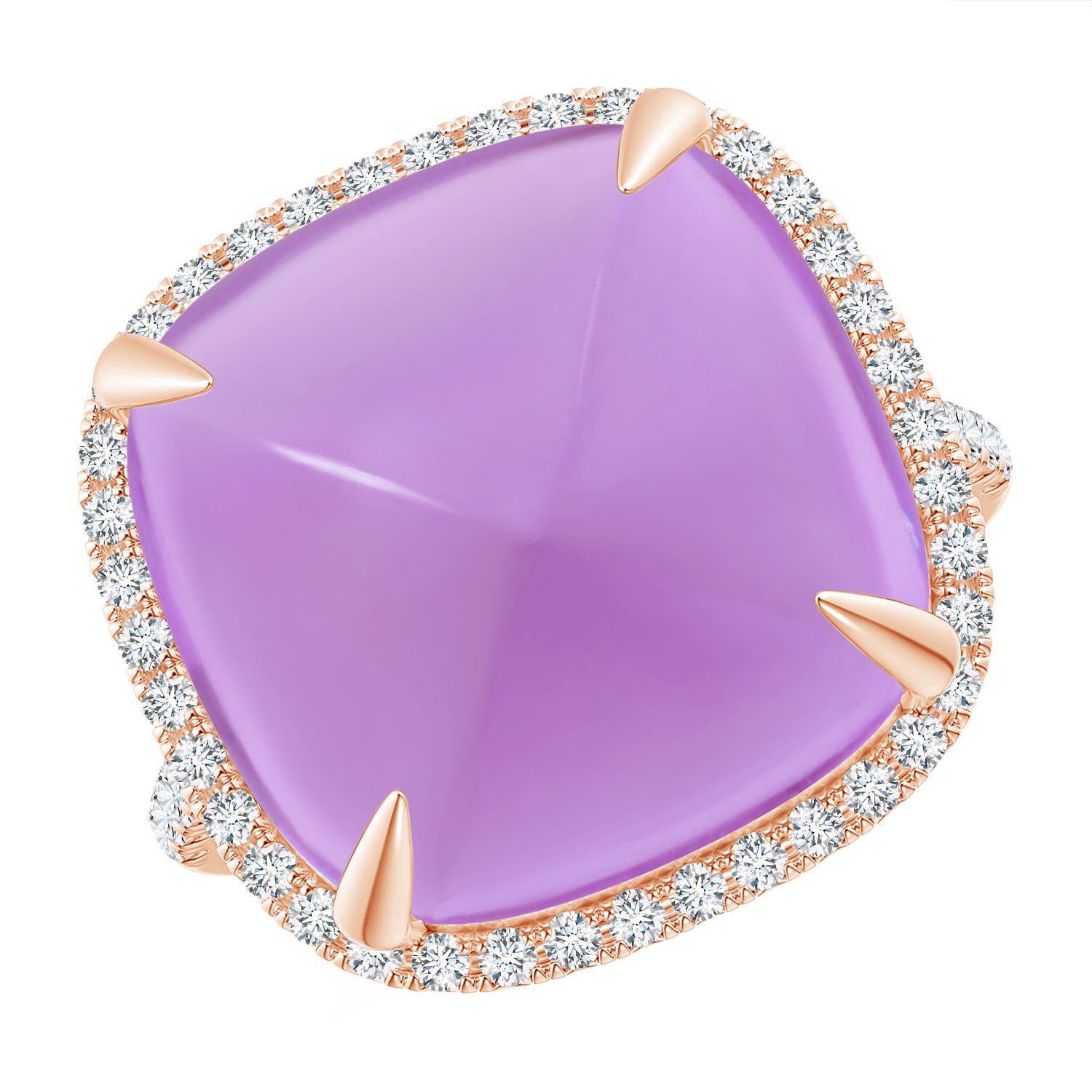 A - Amethyst / 16.02 CT / 14 KT Rose Gold