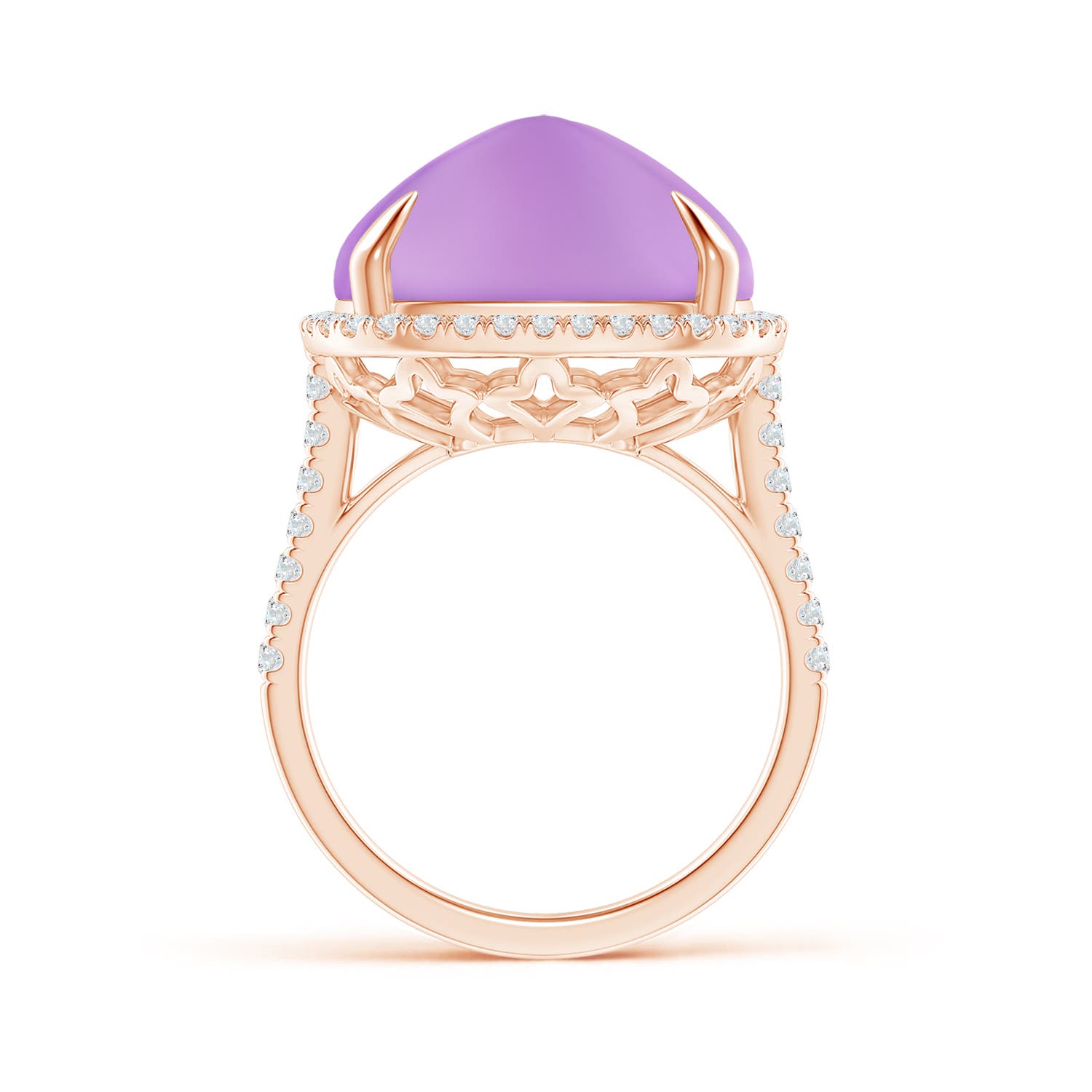 A - Amethyst / 16.02 CT / 14 KT Rose Gold