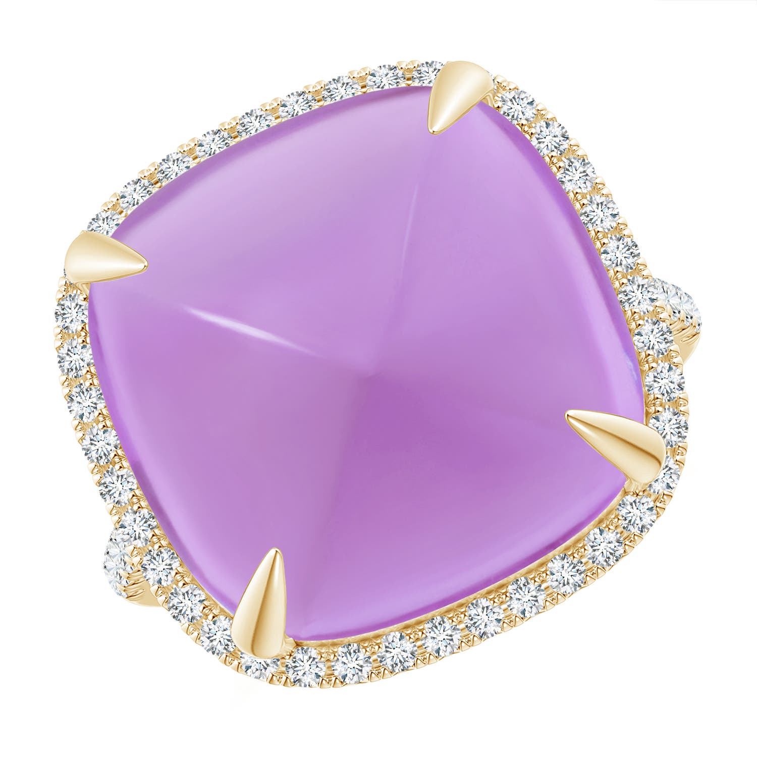 A - Amethyst / 16.02 CT / 14 KT Yellow Gold