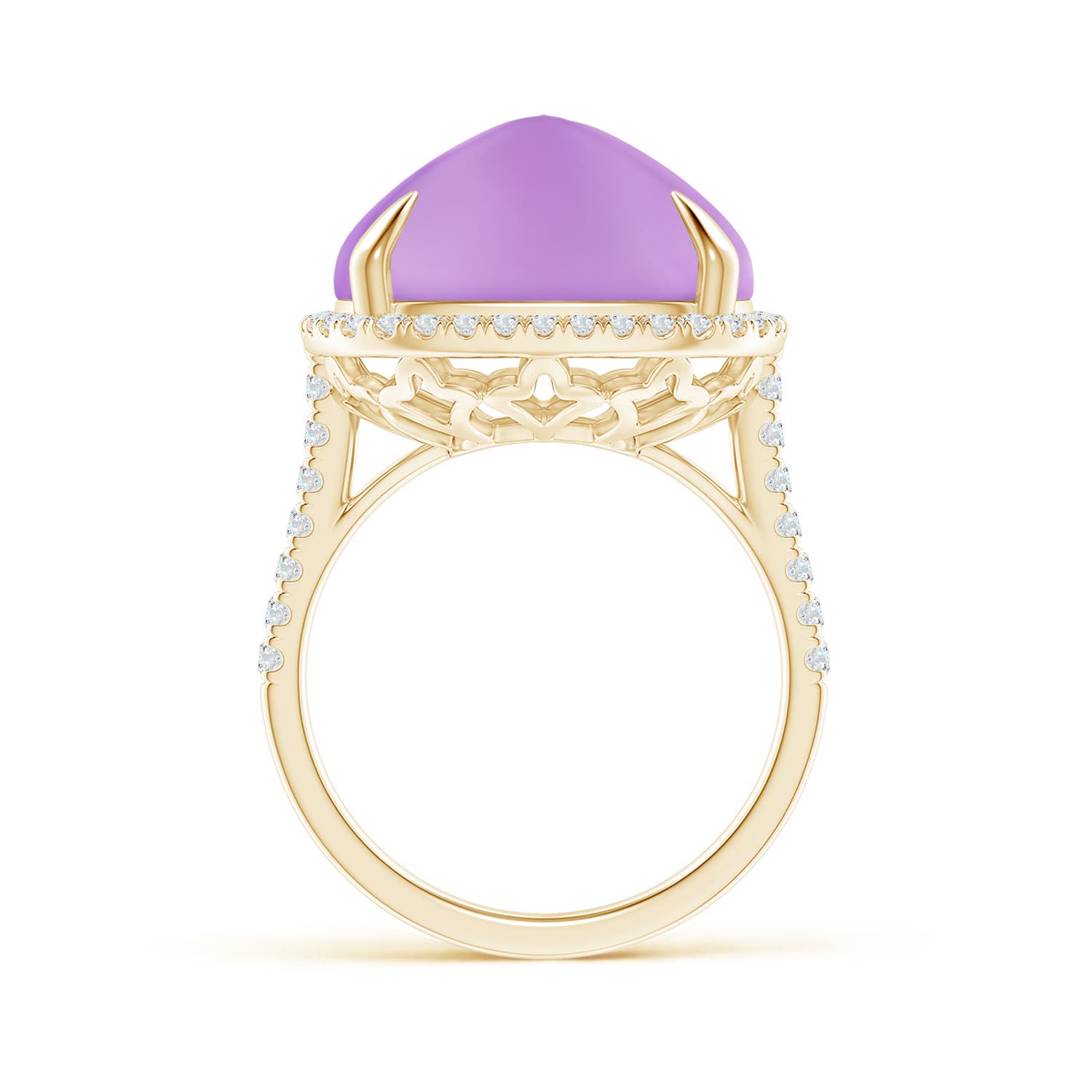 A - Amethyst / 16.02 CT / 14 KT Yellow Gold