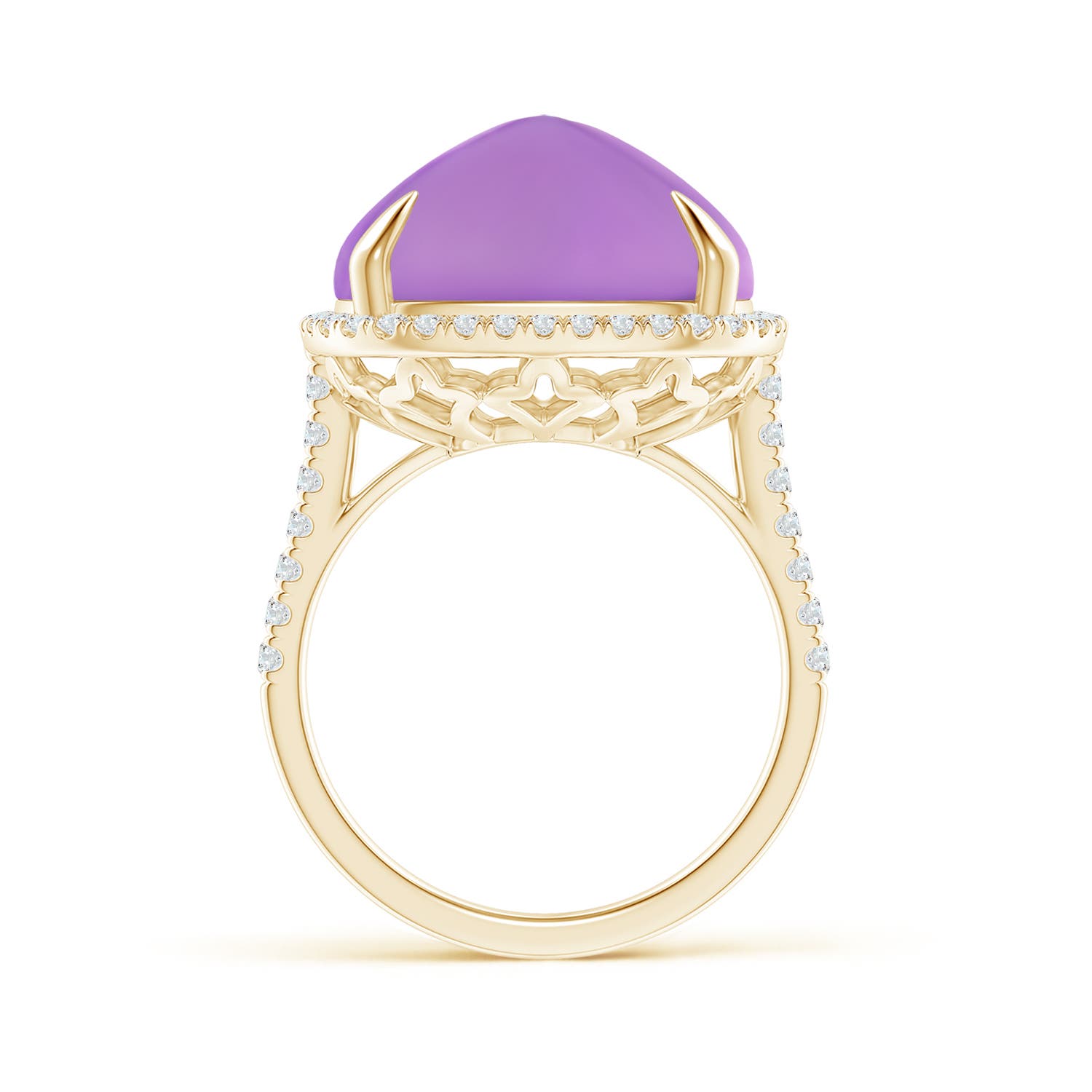 AA - Amethyst / 16.02 CT / 14 KT Yellow Gold